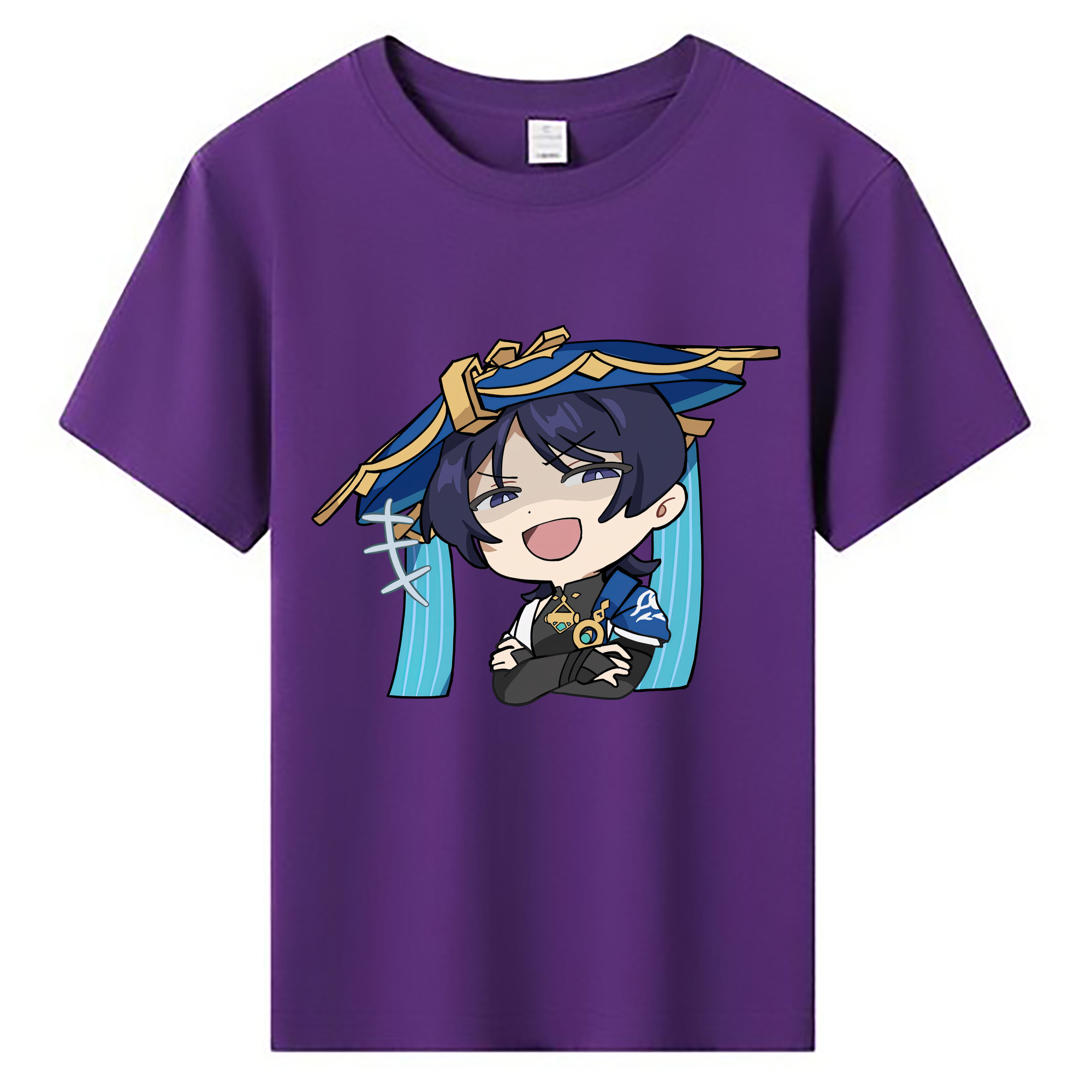 げんし神 さんペい genshin Sanpei 綿100％キッズTシャツ（フロントプリント）