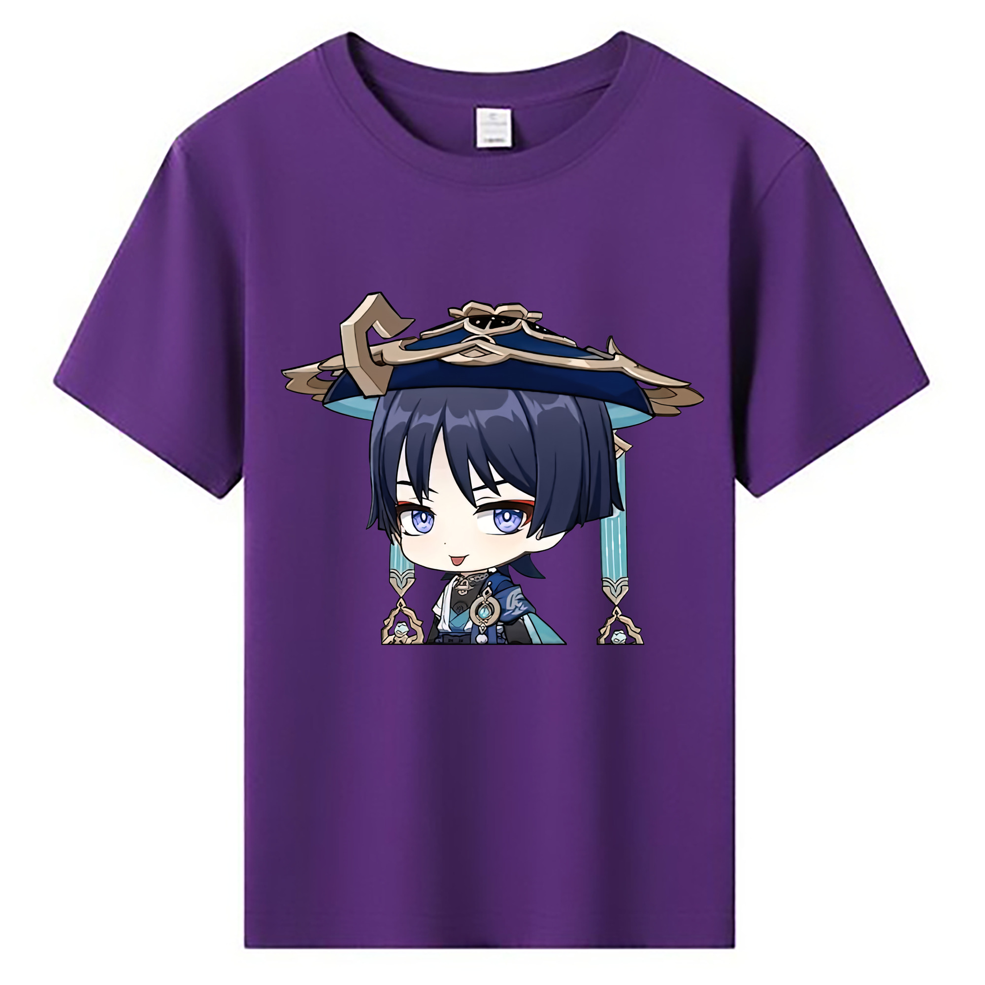 げんし神 さんペい genshin Sanpei 綿100％キッズTシャツ（フロントプリント）