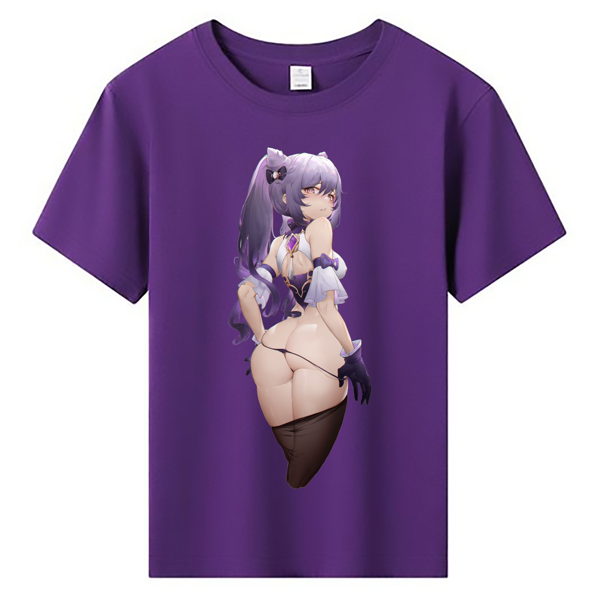 げんし神 刻晴 こくせい genshin Kokusei 綿100％キッズTシャツ（フロントプリント）
