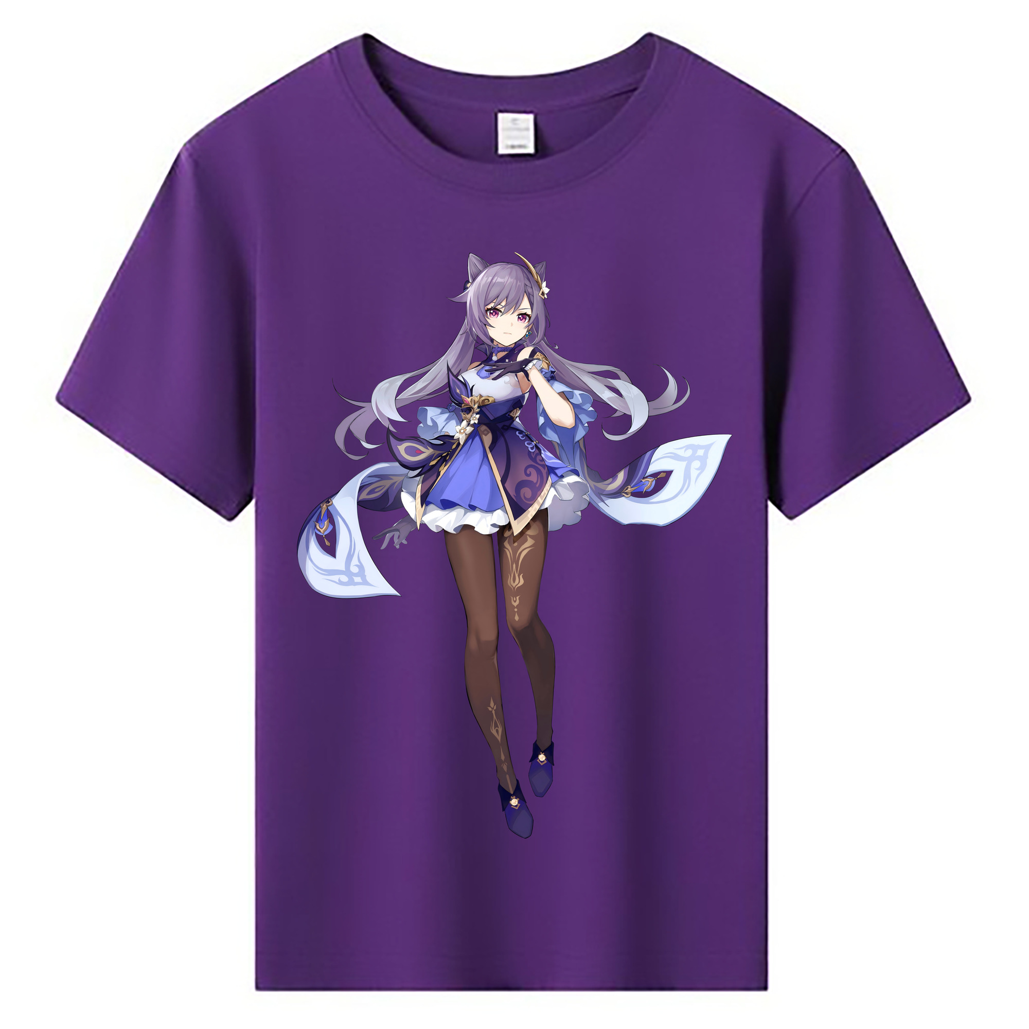 げんし神 刻晴 こくせい genshin Kokusei 綿100％キッズTシャツ（フロントプリント）