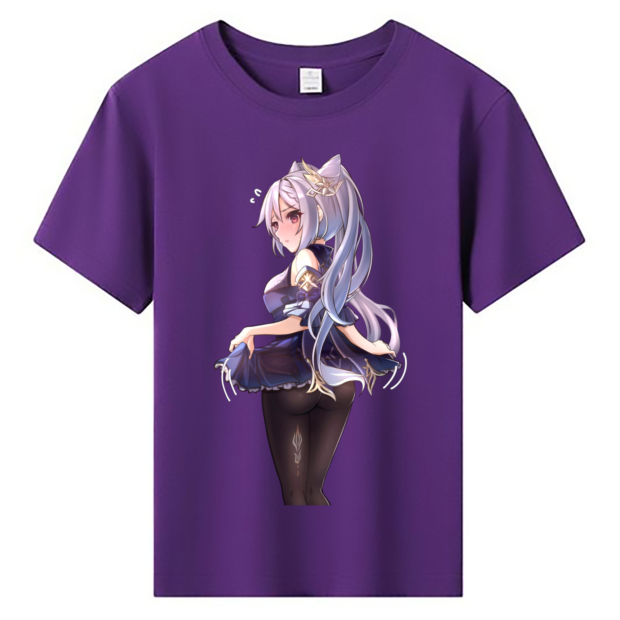 げんし神 刻晴 こくせい genshin Kokusei 綿100％キッズTシャツ（フロントプリント）