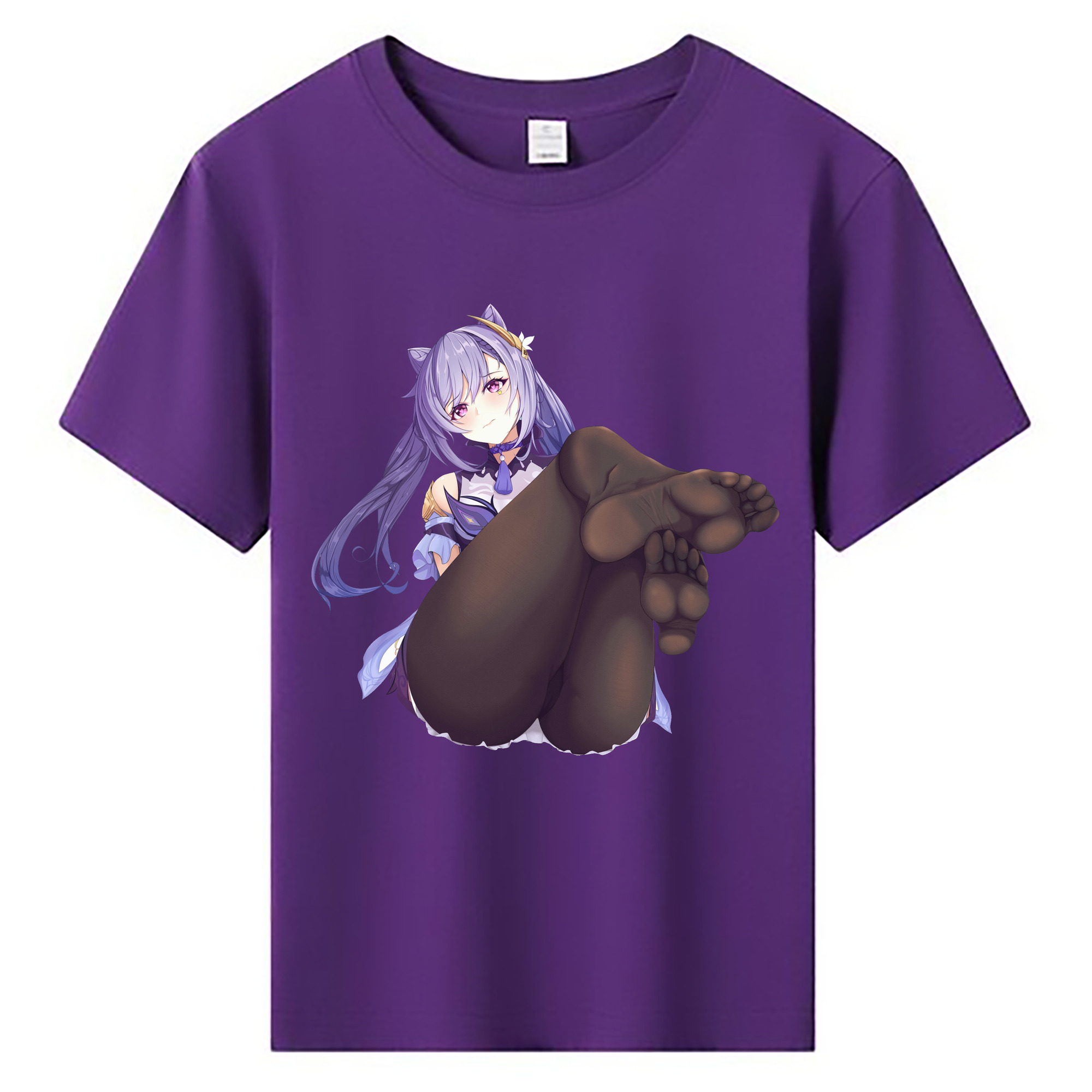 げんし神 刻晴 こくせい genshin Kokusei 綿100％キッズTシャツ（フロントプリント）