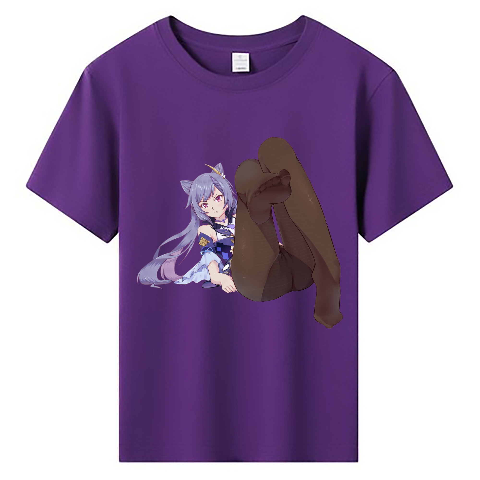 げんし神 刻晴 こくせい genshin Kokusei 綿100％キッズTシャツ（フロントプリント）