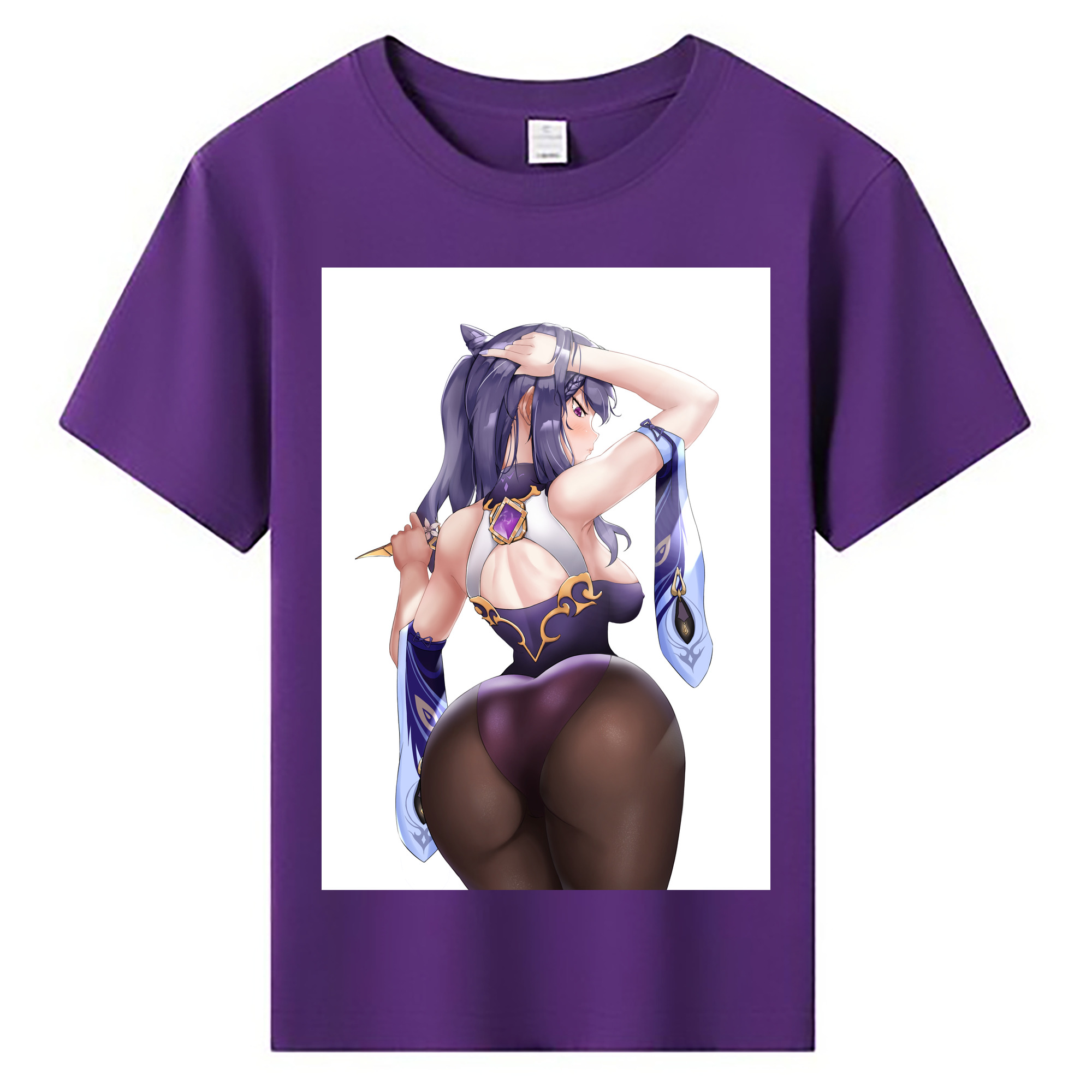 げんし神 刻晴 こくせい genshin Kokusei 綿100％キッズTシャツ（フロントプリント）