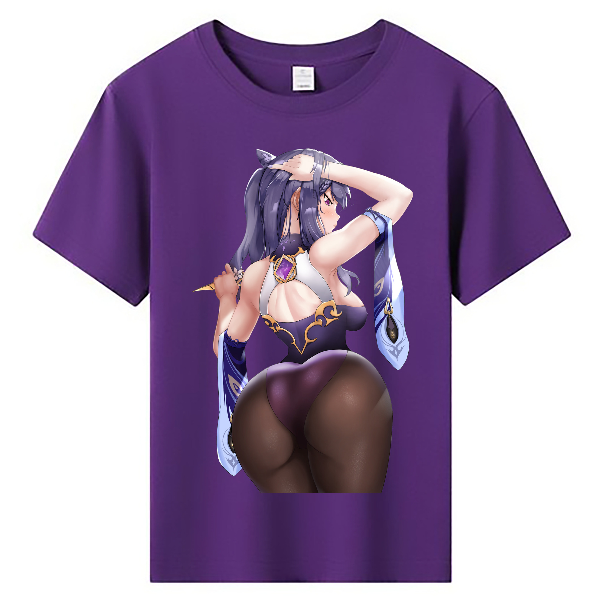 げんし神 刻晴 こくせい genshin Kokusei 綿100％キッズTシャツ（フロントプリント）