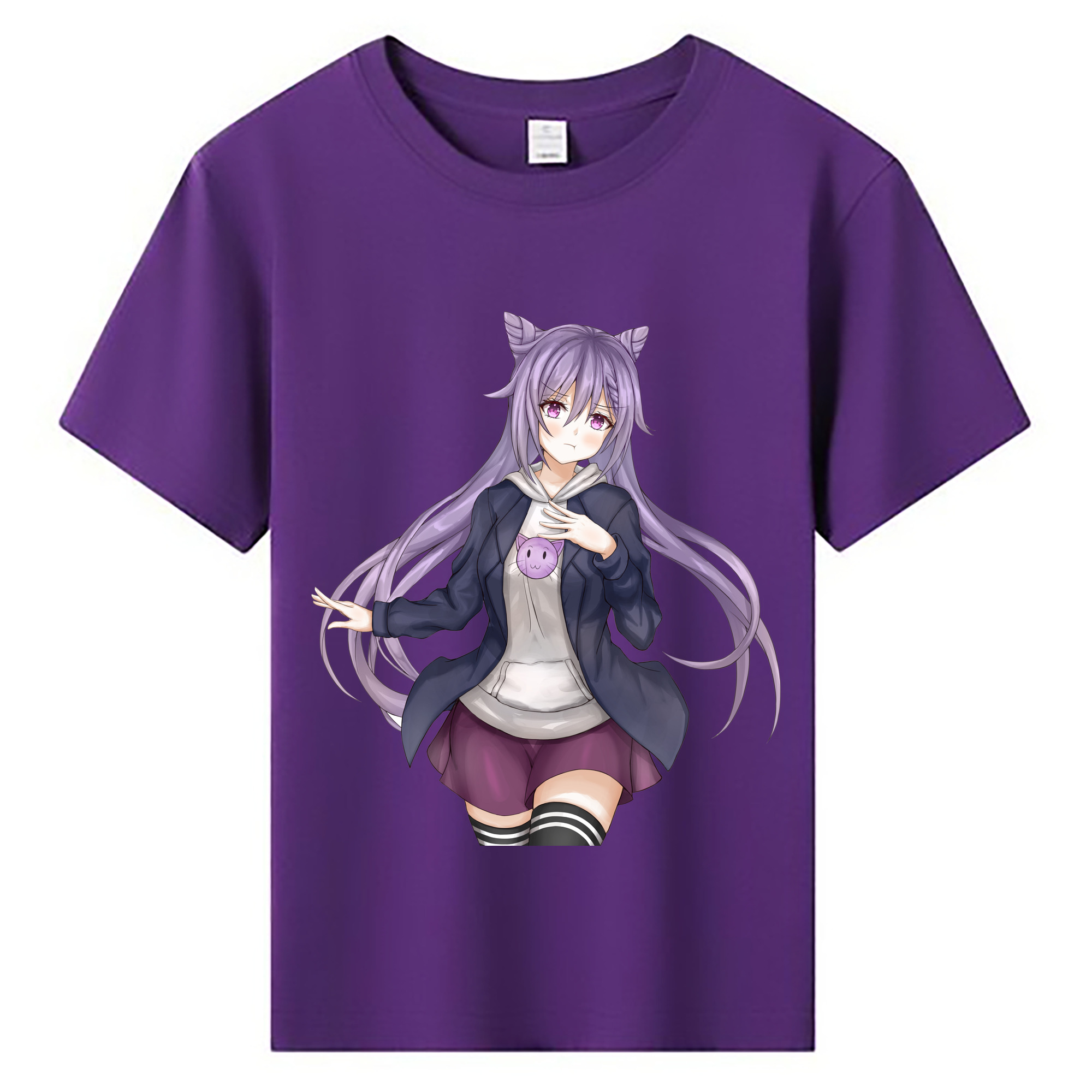 げんし神 刻晴 こくせい genshin Kokusei 綿100％キッズTシャツ（フロントプリント）