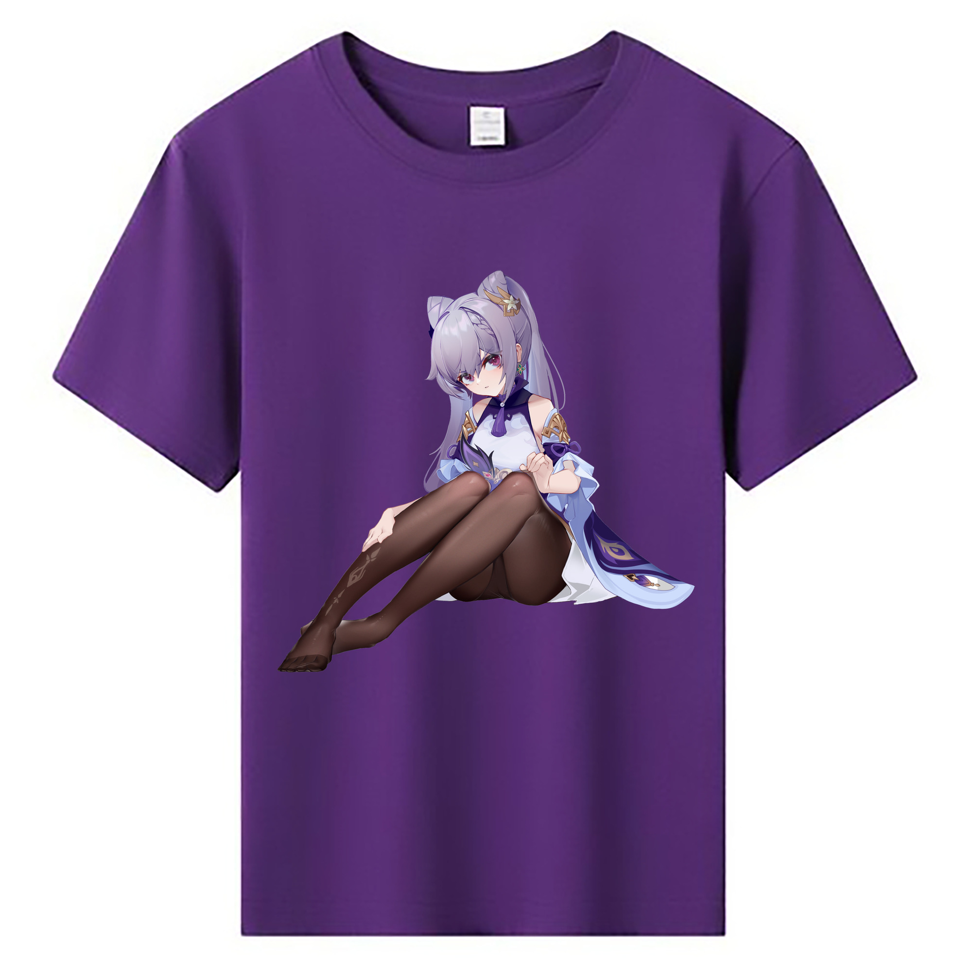 げんし神 刻晴 こくせい genshin Kokusei 綿100％キッズTシャツ（フロントプリント）