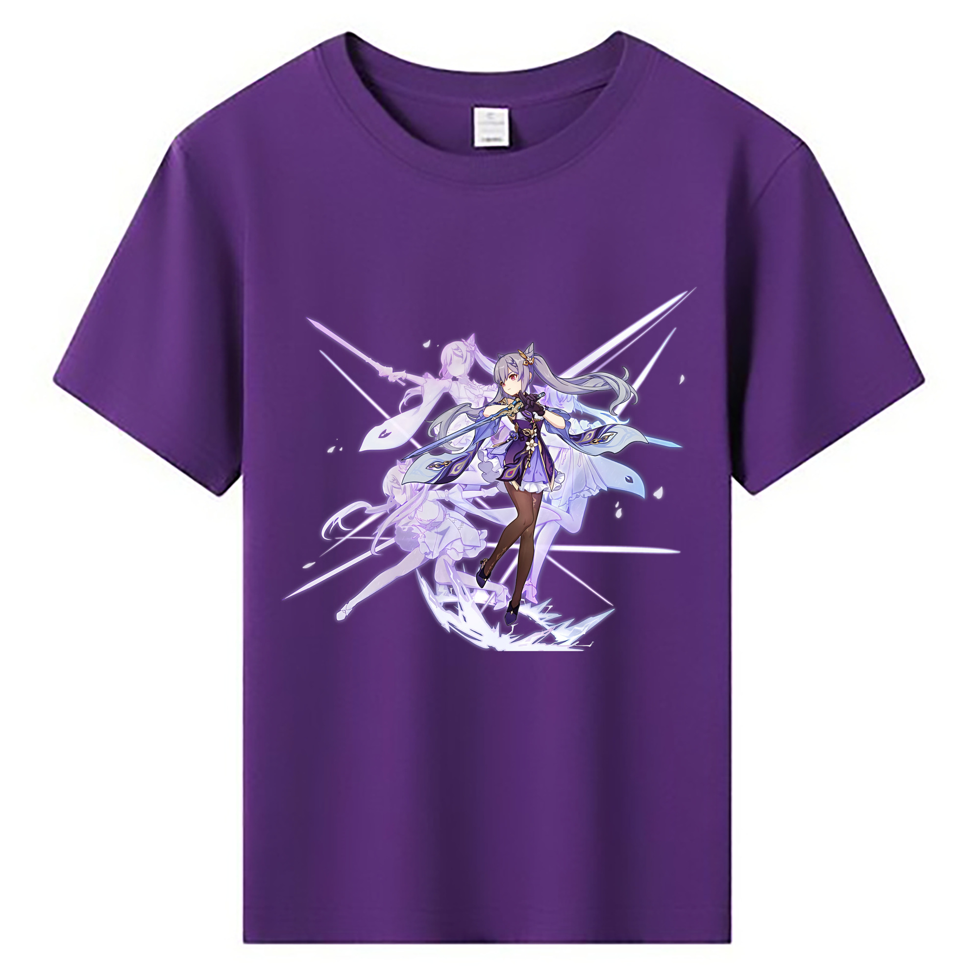 げんし神 刻晴 こくせい genshin Kokusei 綿100％キッズTシャツ（フロントプリント）