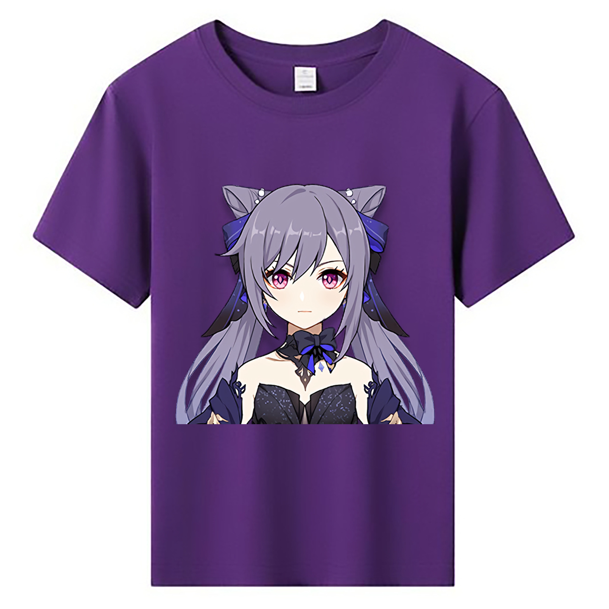 げんし神 刻晴 こくせい genshin Kokusei 綿100％キッズTシャツ（フロントプリント）