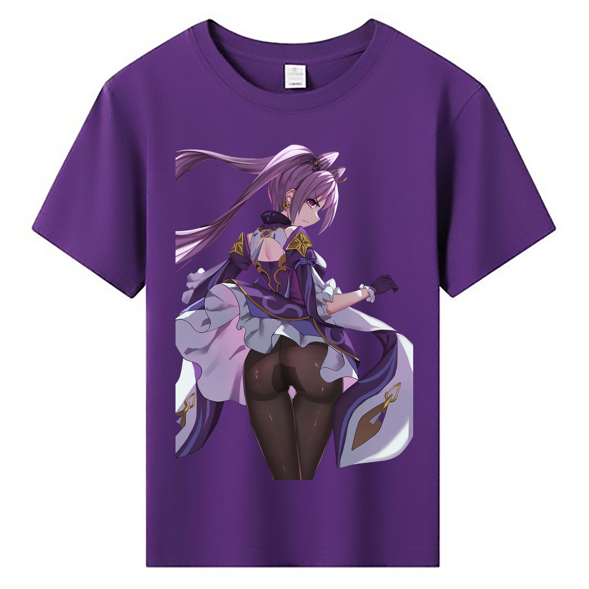 げんし神 刻晴 こくせい genshin Kokusei 綿100％キッズTシャツ（フロントプリント）