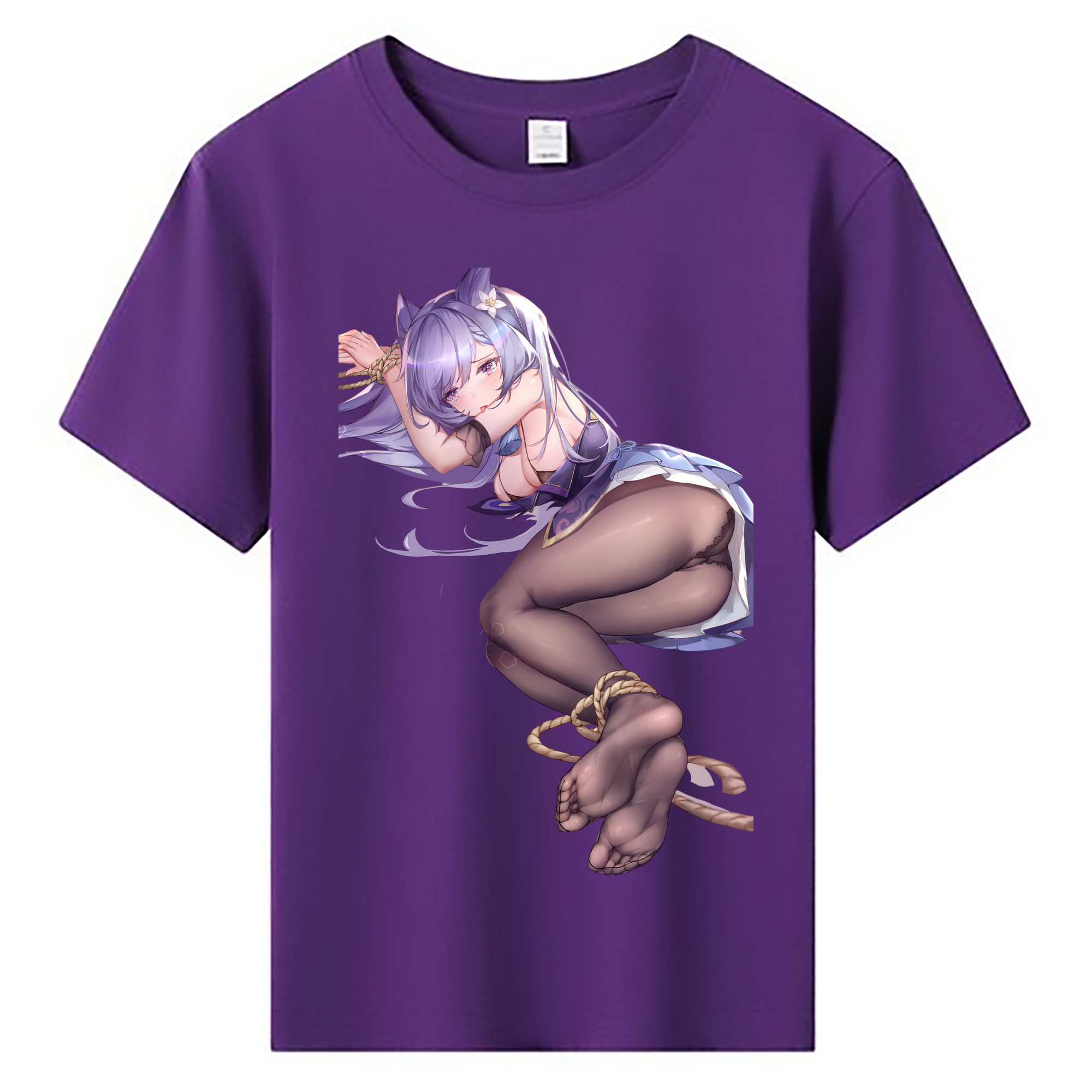 げんし神 刻晴 こくせい genshin Kokusei 綿100％キッズTシャツ（フロントプリント）