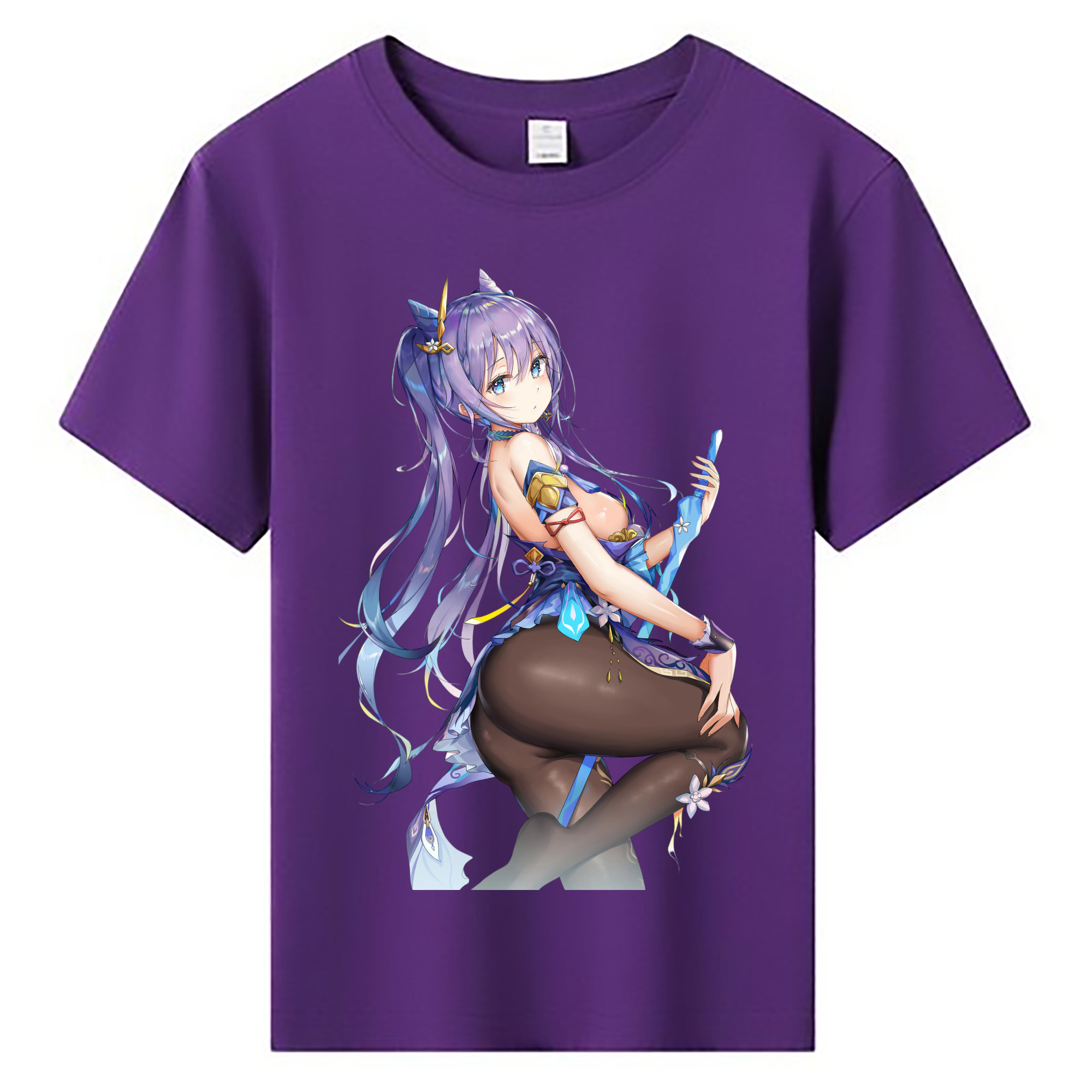 げんし神 刻晴 こくせい genshin Kokusei 綿100％キッズTシャツ（フロントプリント）