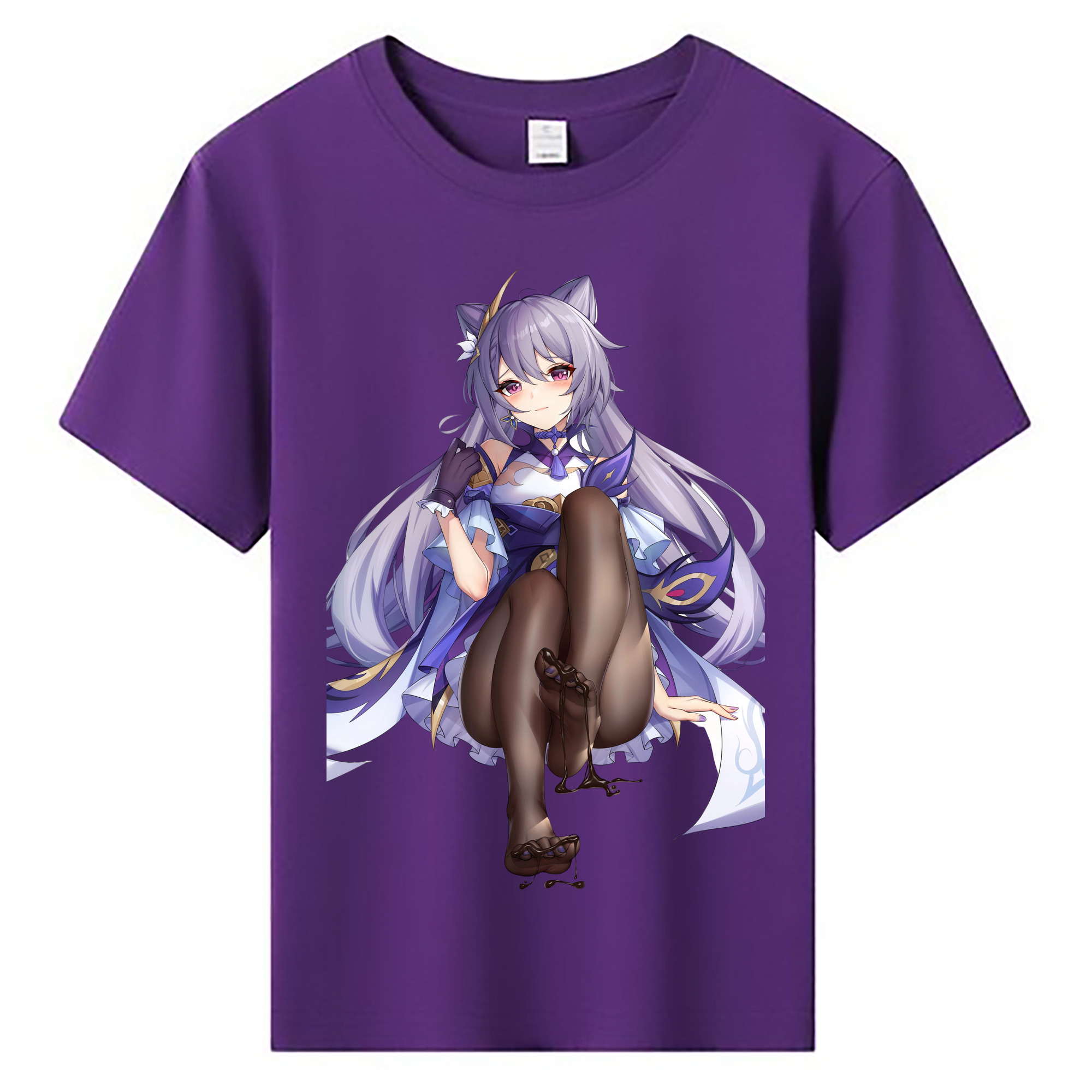 げんし神 刻晴 こくせい genshin Kokusei 綿100％キッズTシャツ（フロントプリント）