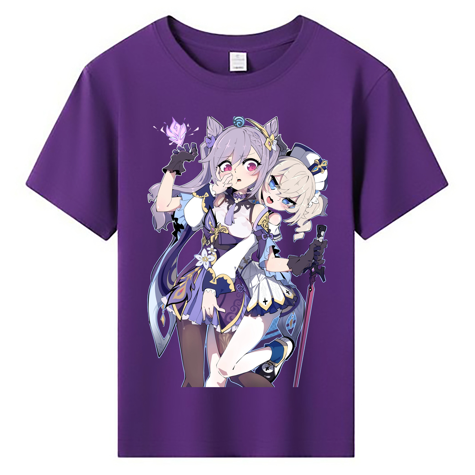 げんし神 刻晴 こくせい genshin Kokusei 綿100％キッズTシャツ（フロントプリント）