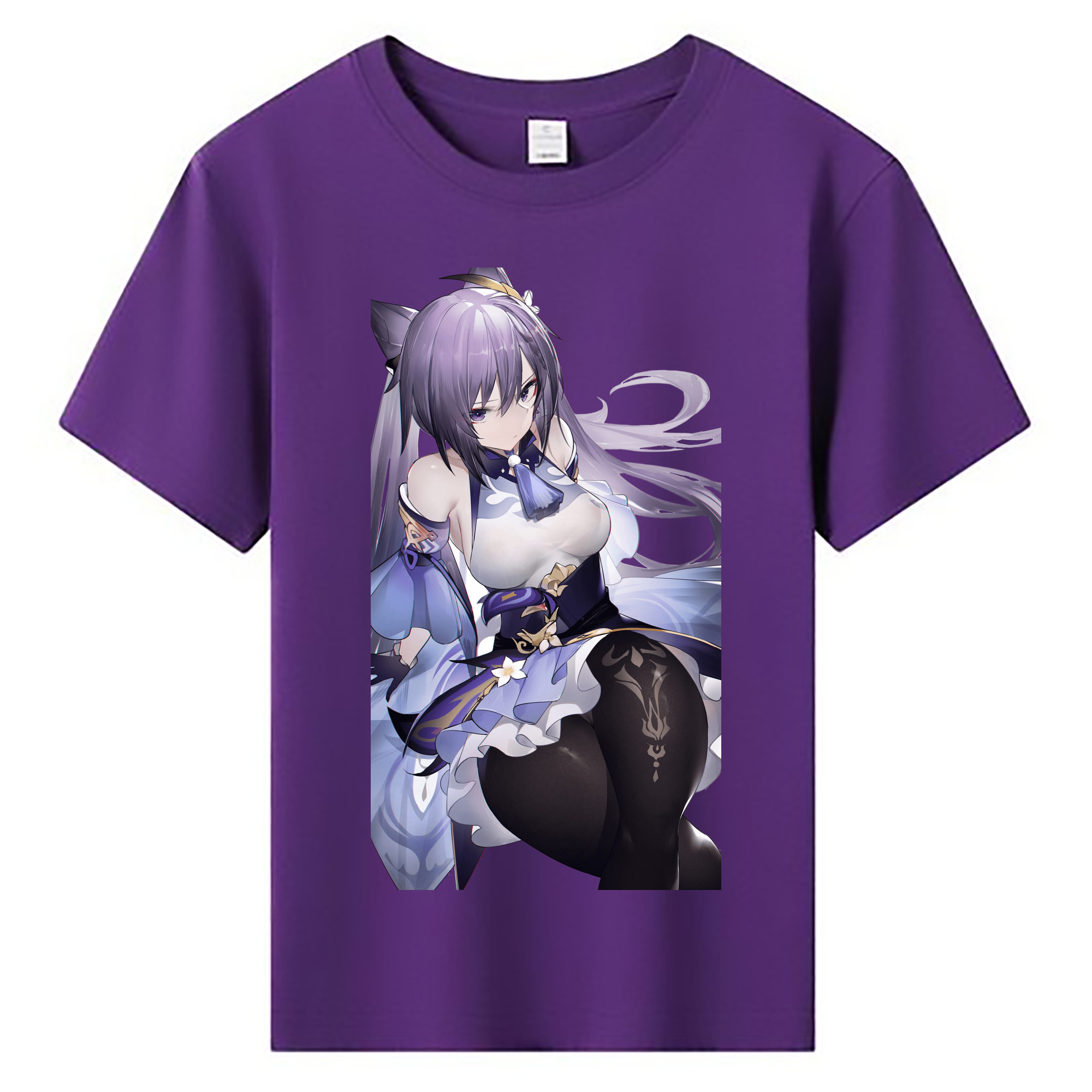 げんし神 刻晴 こくせい genshin Kokusei 綿100％キッズTシャツ（フロントプリント）