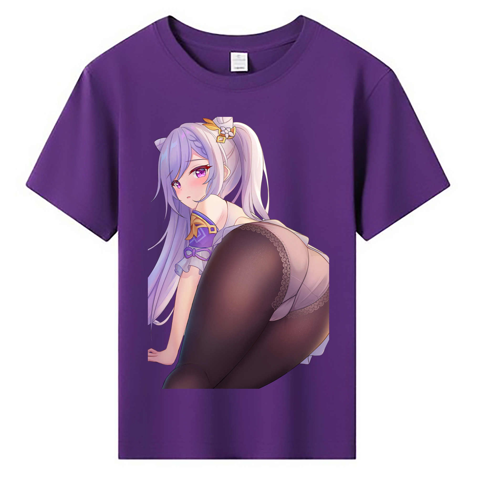 げんし神 刻晴 こくせい genshin Kokusei 綿100％キッズTシャツ（フロントプリント）