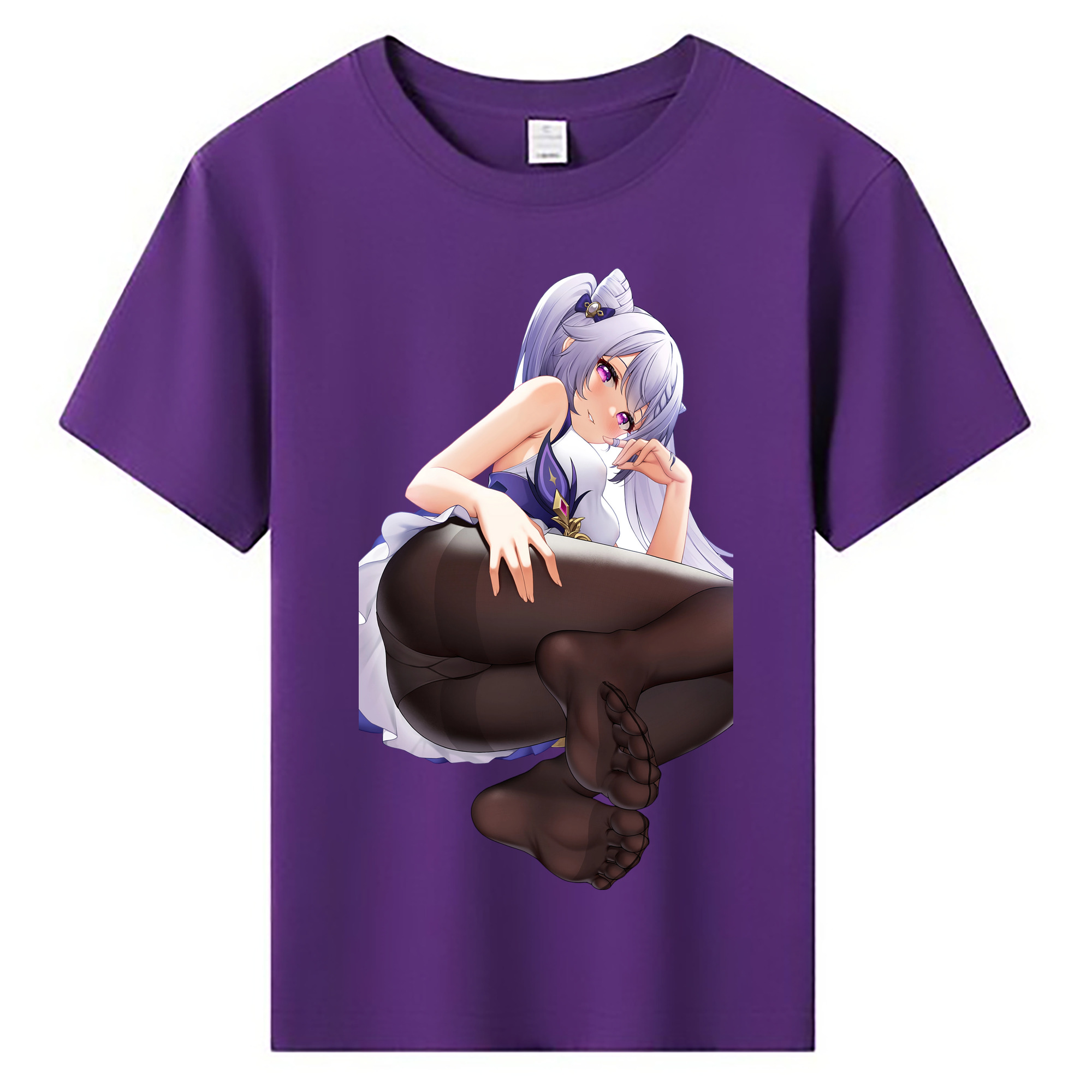 げんし神 刻晴 こくせい genshin Kokusei 綿100％キッズTシャツ（フロントプリント）