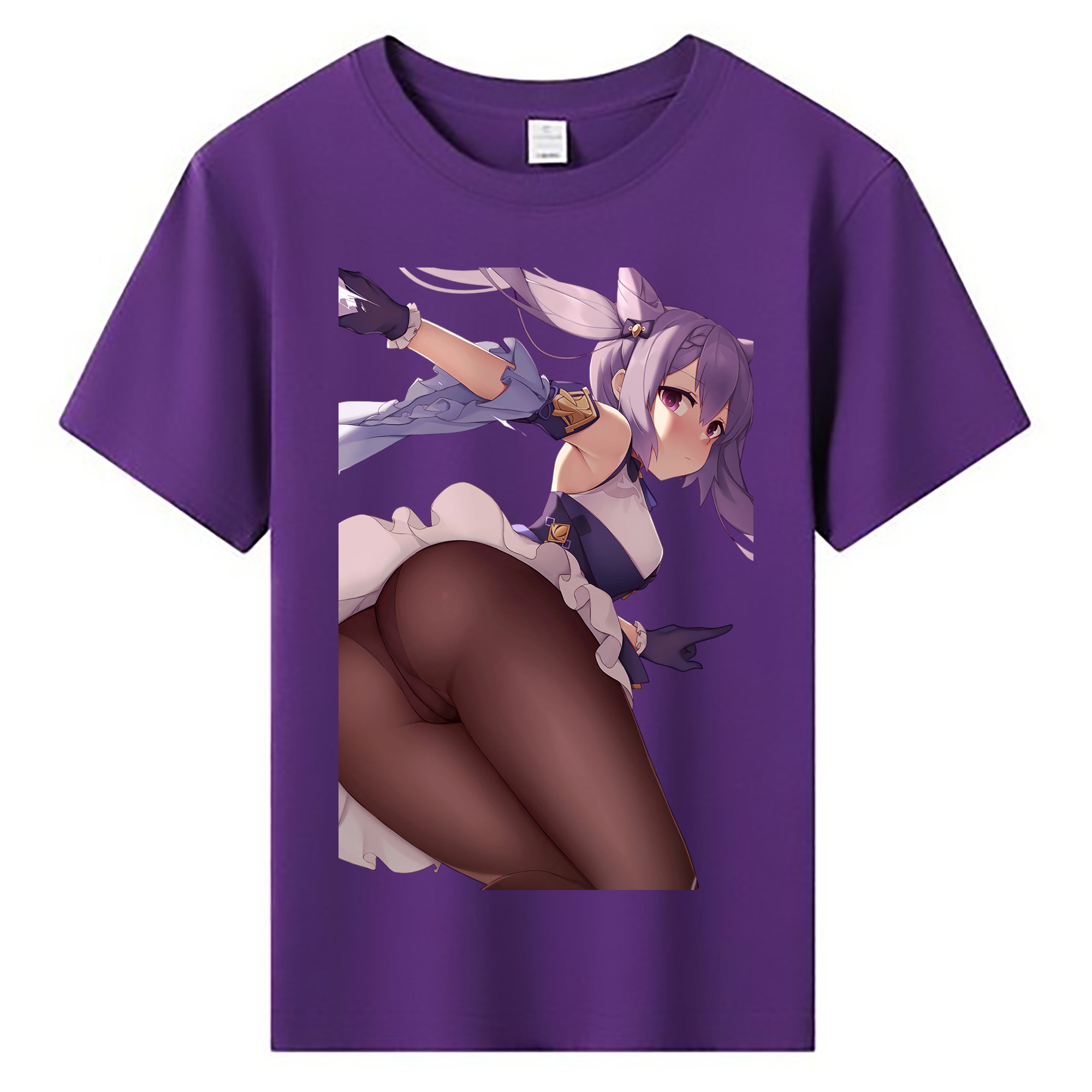 げんし神 刻晴 こくせい genshin Kokusei 綿100％キッズTシャツ（フロントプリント）