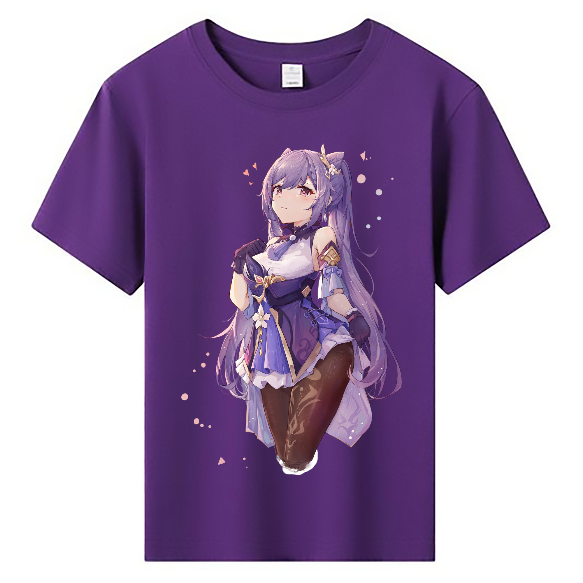 げんし神 刻晴 こくせい genshin Kokusei 綿100％キッズTシャツ（フロントプリント）