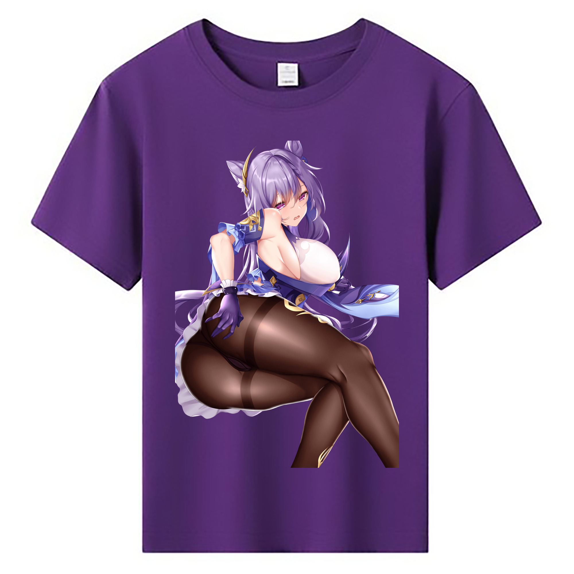 げんし神 刻晴 こくせい genshin Kokusei 綿100％キッズTシャツ（フロントプリント）
