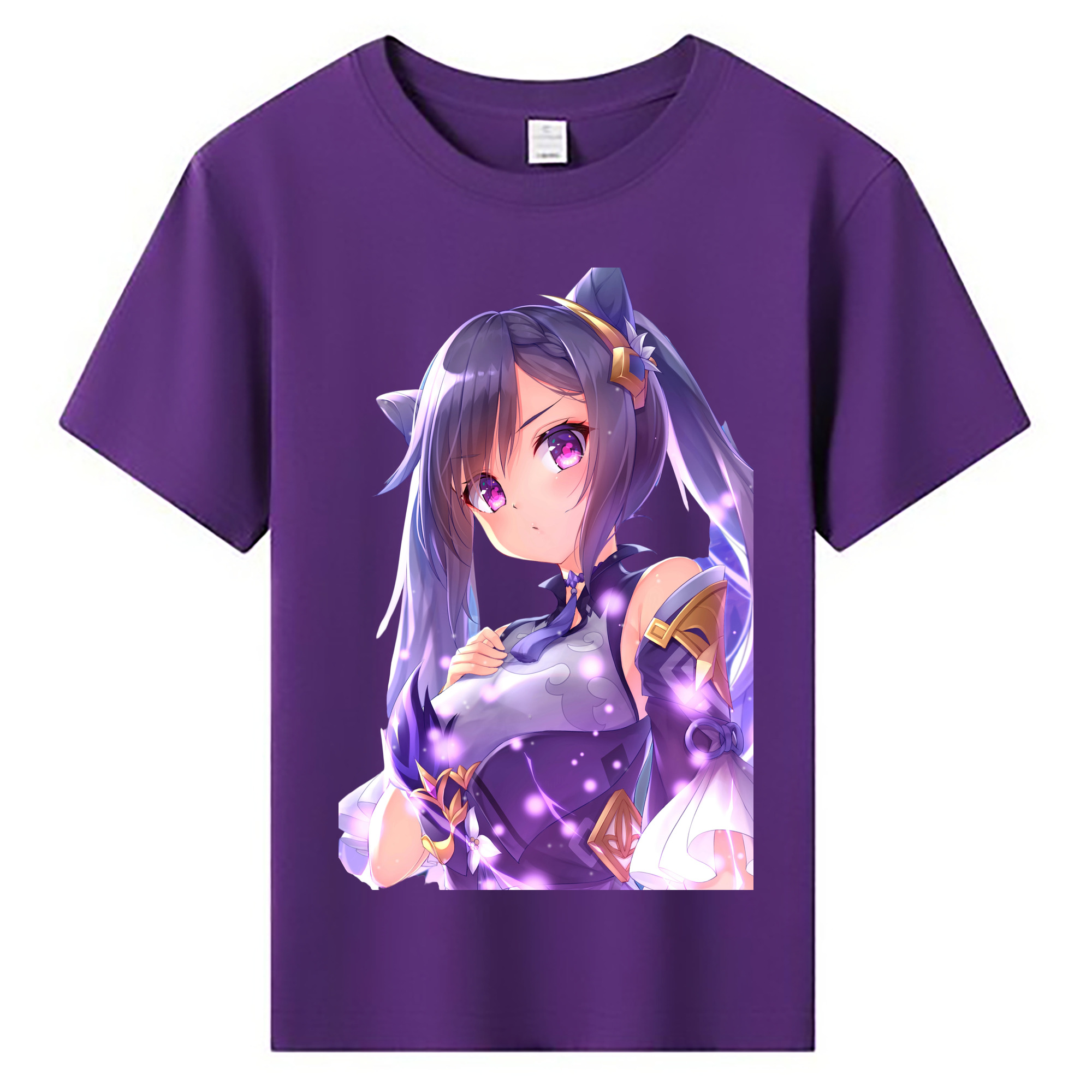げんし神 刻晴 こくせい genshin Kokusei 綿100％キッズTシャツ（フロントプリント）