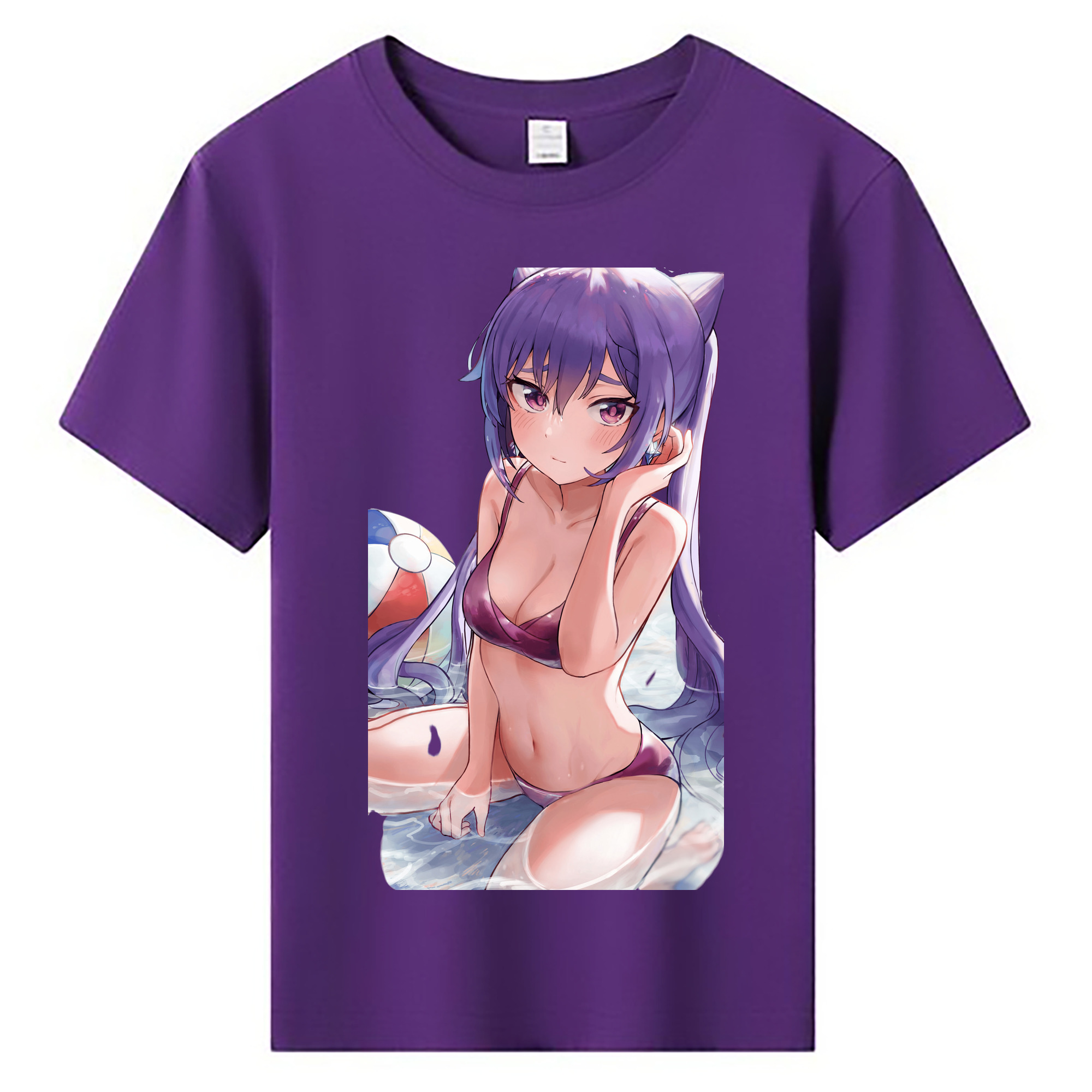 げんし神 刻晴 こくせい genshin Kokusei 綿100％キッズTシャツ（フロントプリント）