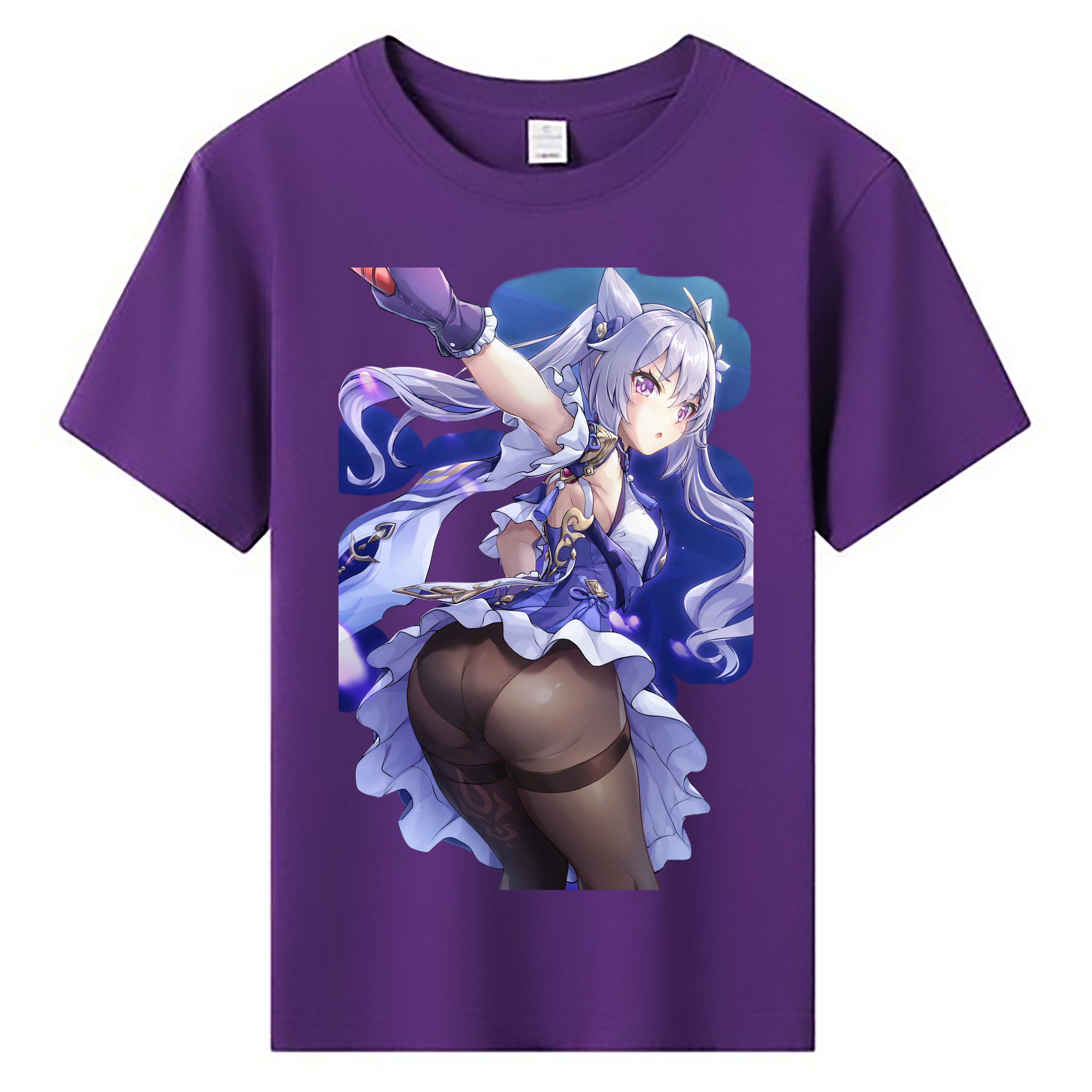 げんし神 刻晴 こくせい genshin Kokusei 綿100％キッズTシャツ（フロントプリント）