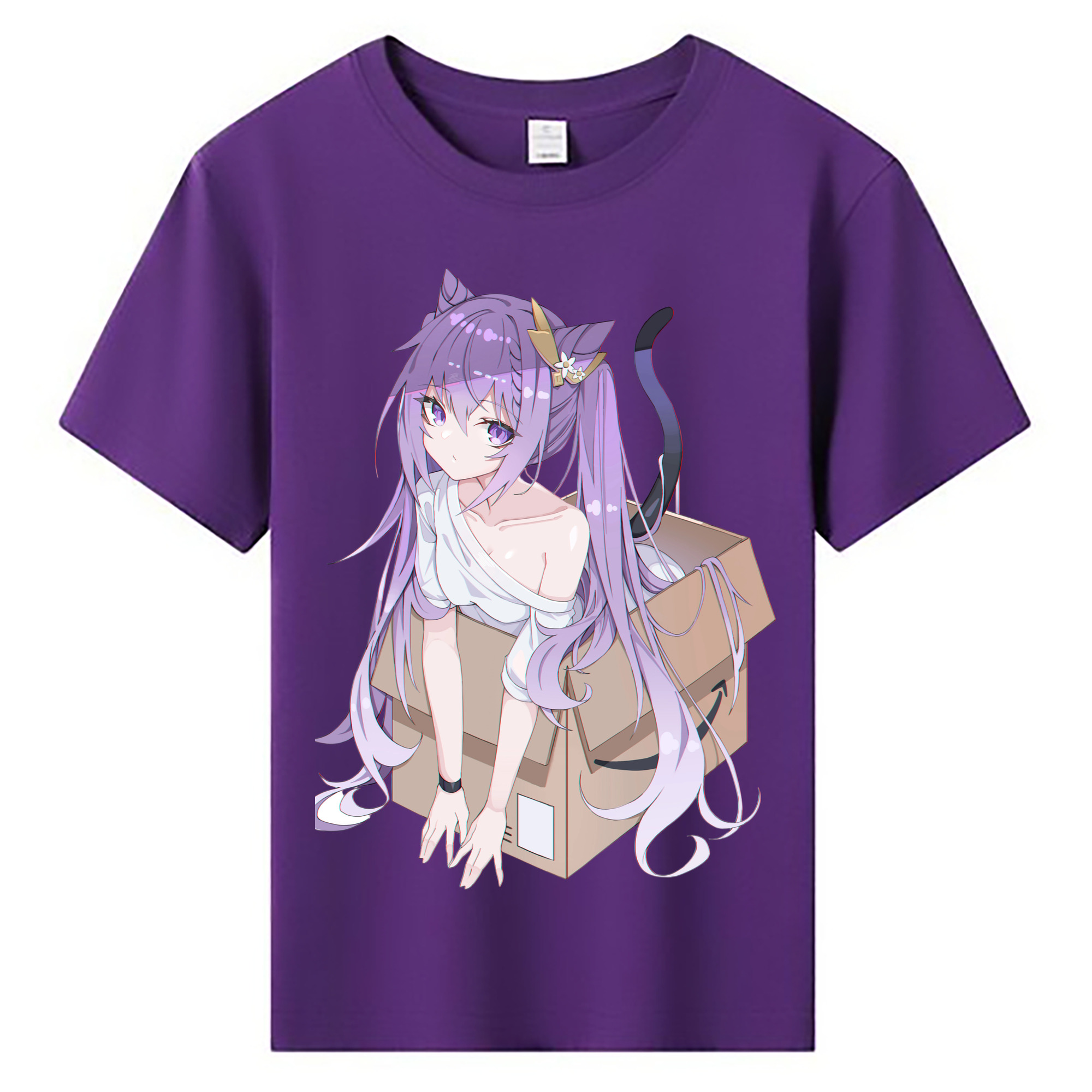 げんし神 刻晴 こくせい genshin Kokusei 綿100％キッズTシャツ（フロントプリント）