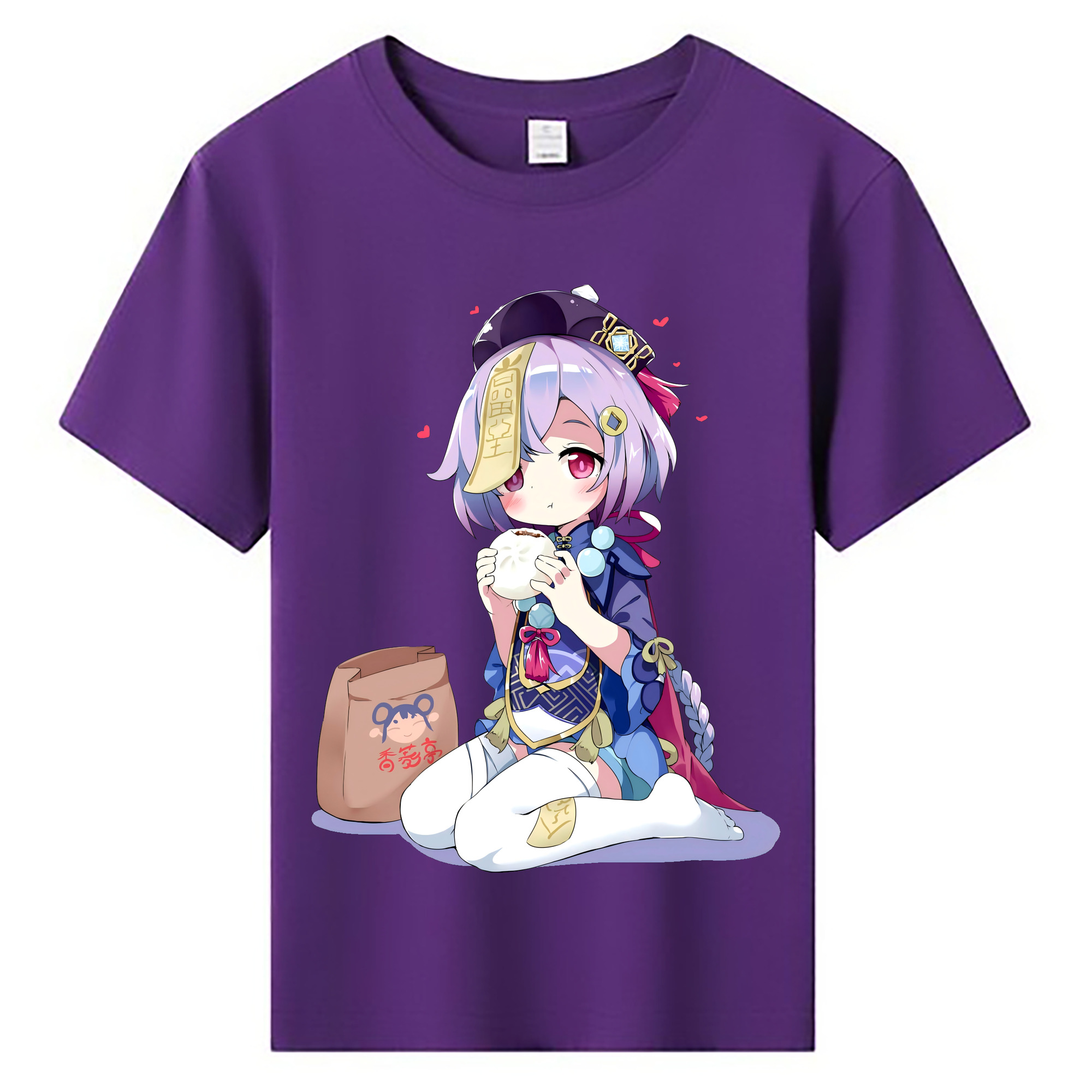 げんし神 七七 なな  genshin Nana 綿100％キッズTシャツ（フロントプリント）