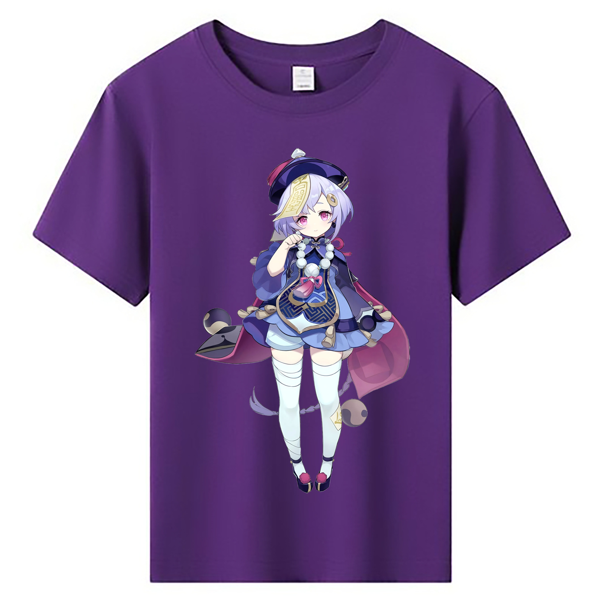 げんし神 七七 なな  genshin Nana 綿100％キッズTシャツ（フロントプリント）