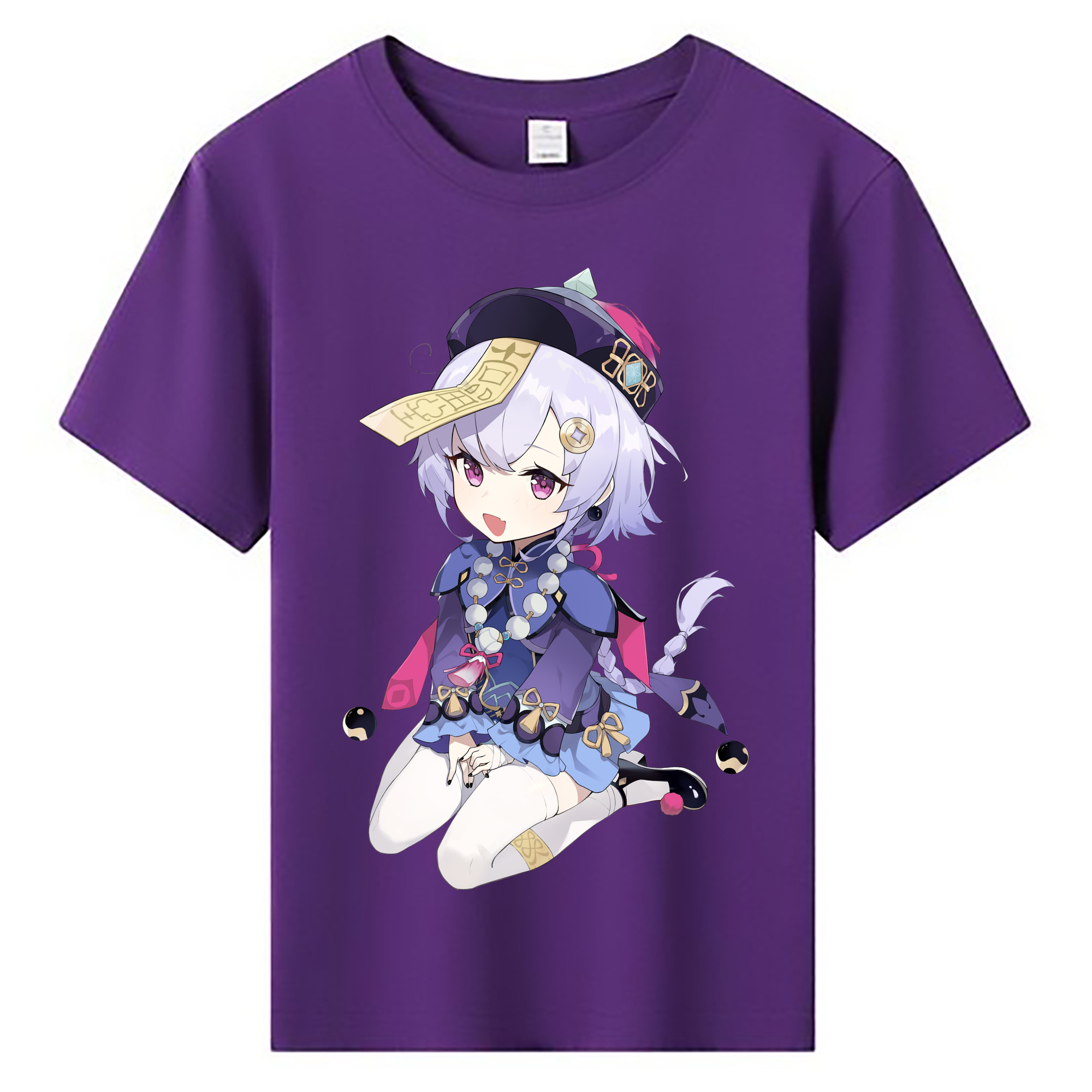 げんし神 七七 なな  genshin Nana 綿100％キッズTシャツ（フロントプリント）