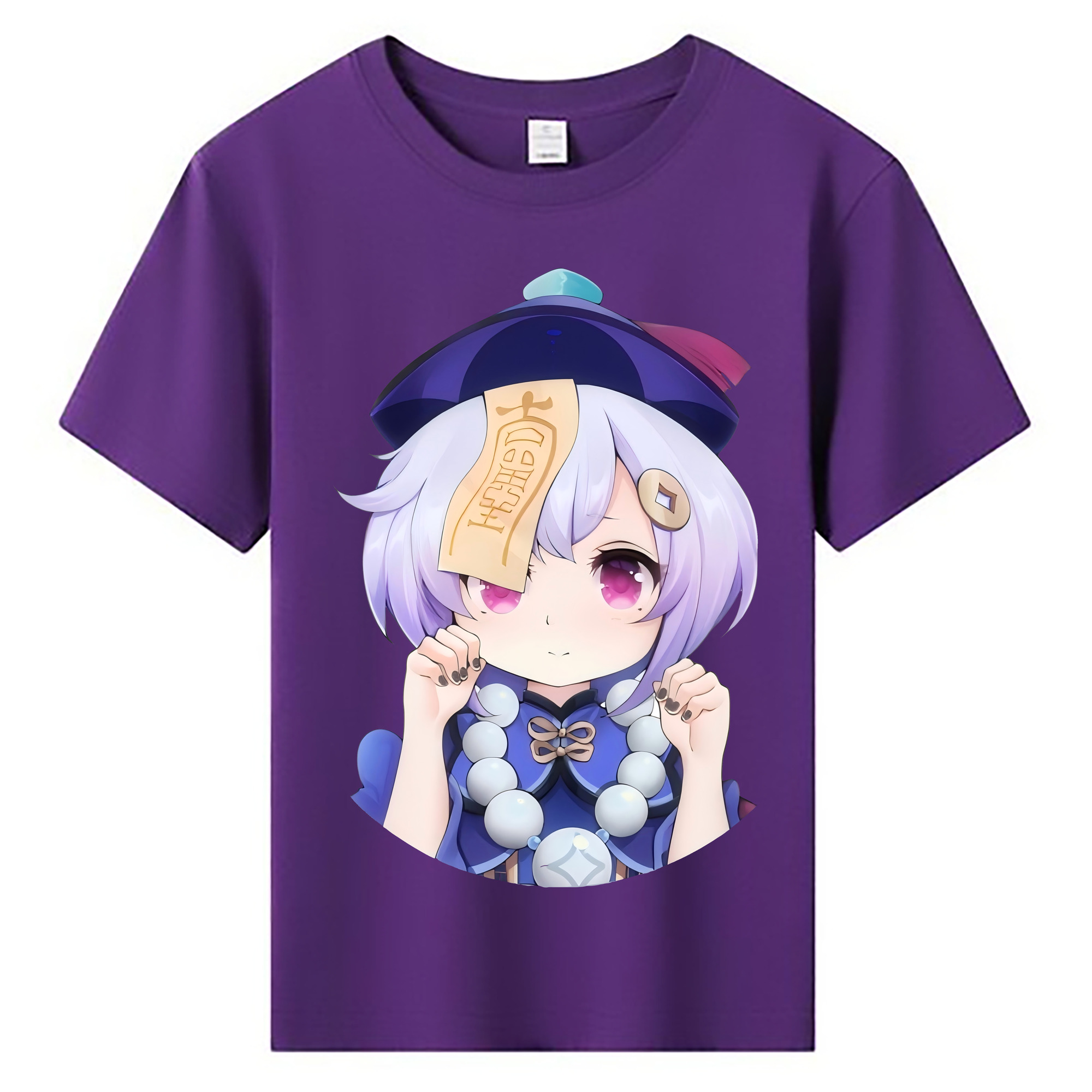 げんし神 七七 なな  genshin Nana 綿100％キッズTシャツ（フロントプリント）