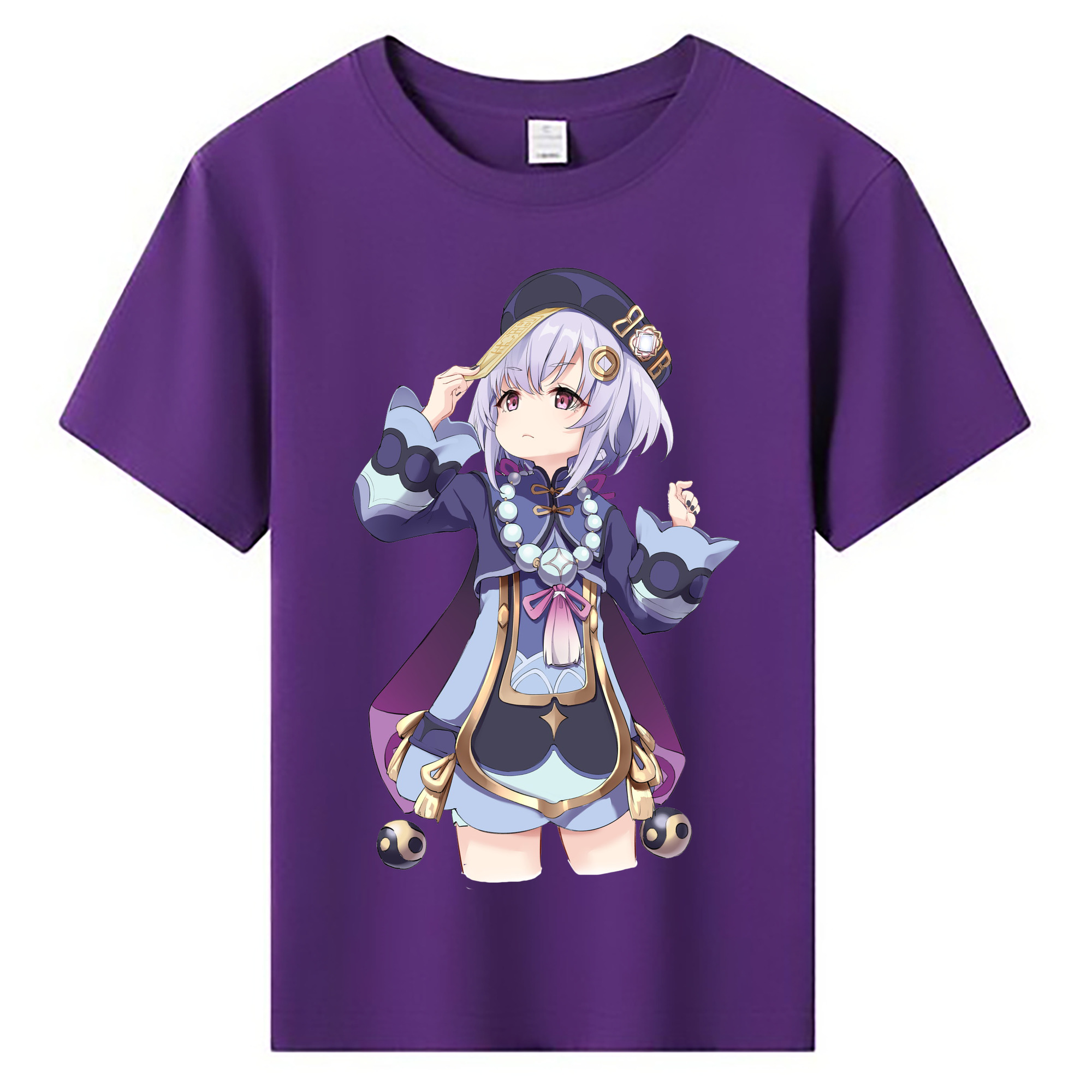 げんし神 七七 なな  genshin Nana 綿100％キッズTシャツ（フロントプリント）