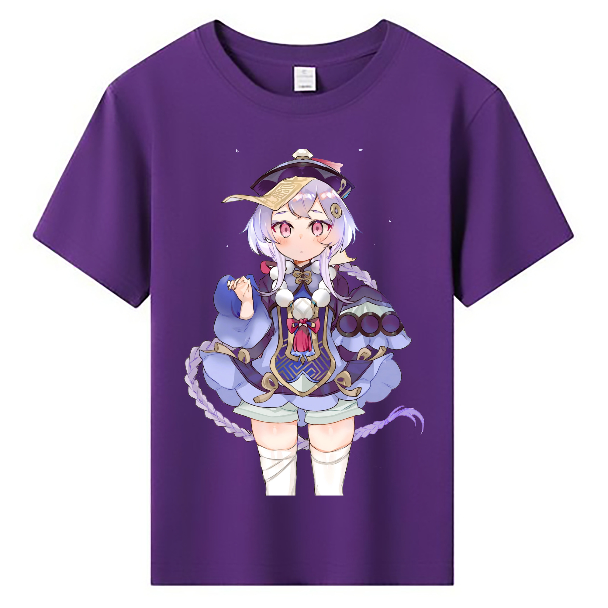 げんし神 七七 なな  genshin Nana 綿100％キッズTシャツ（フロントプリント）