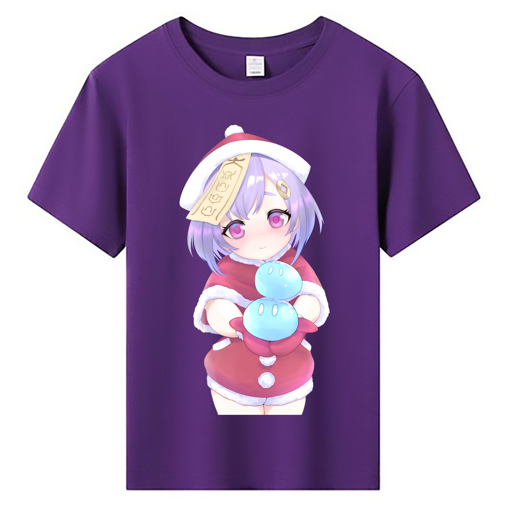 げんし神 七七 なな  genshin Nana 綿100％キッズTシャツ（フロントプリント）