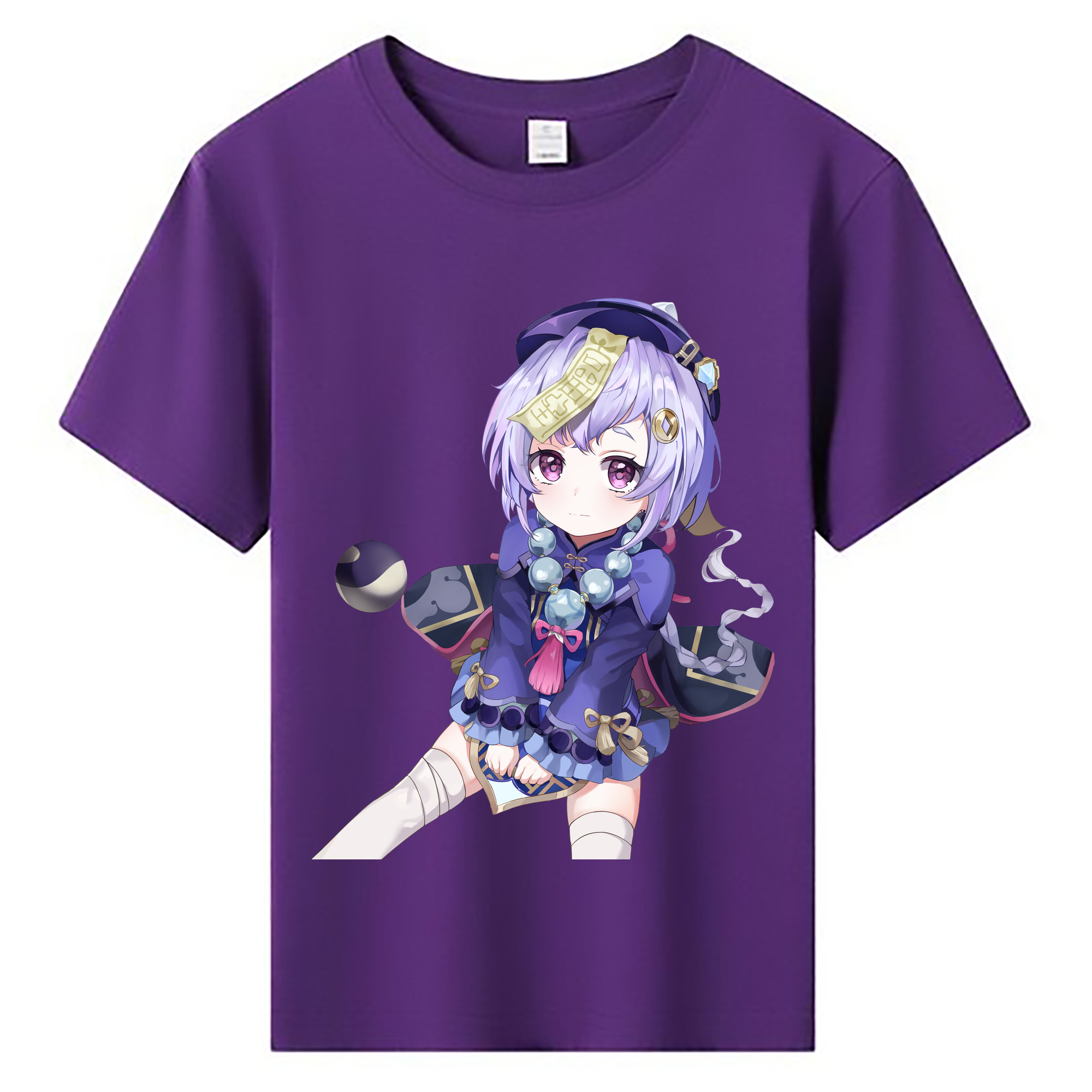 げんし神 七七 なな  genshin Nana 綿100％キッズTシャツ（フロントプリント）