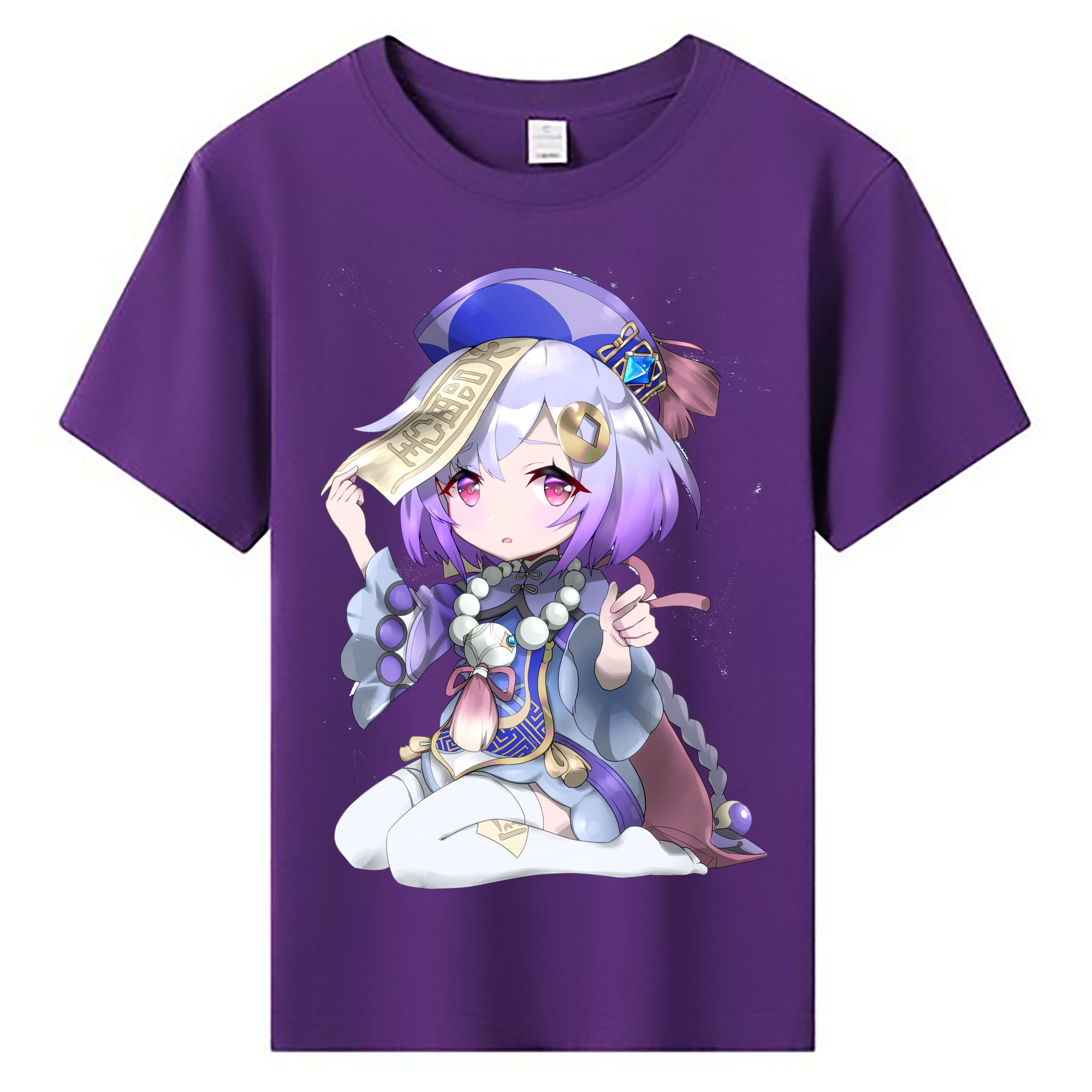 げんし神 七七 なな  genshin Nana 綿100％キッズTシャツ（フロントプリント）
