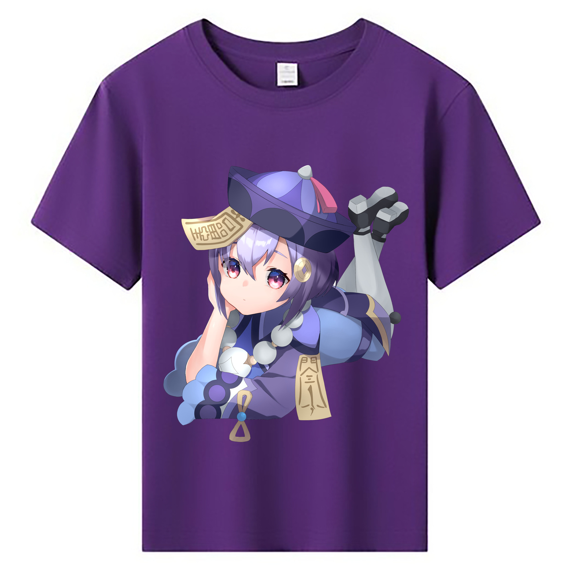 げんし神 七七 なな  genshin Nana 綿100％キッズTシャツ（フロントプリント）