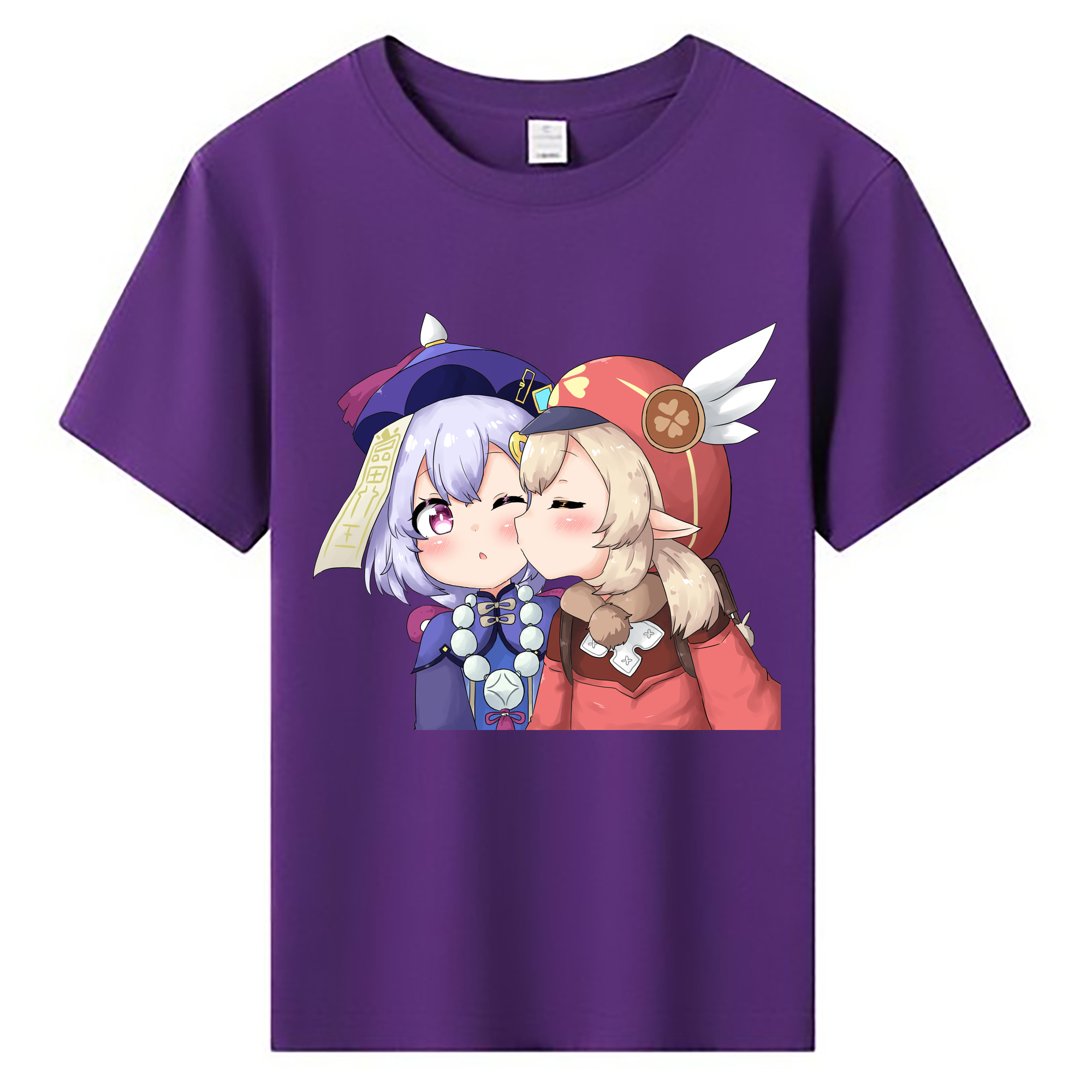 げんし神 七七 なな  genshin Nana 綿100％キッズTシャツ（フロントプリント）