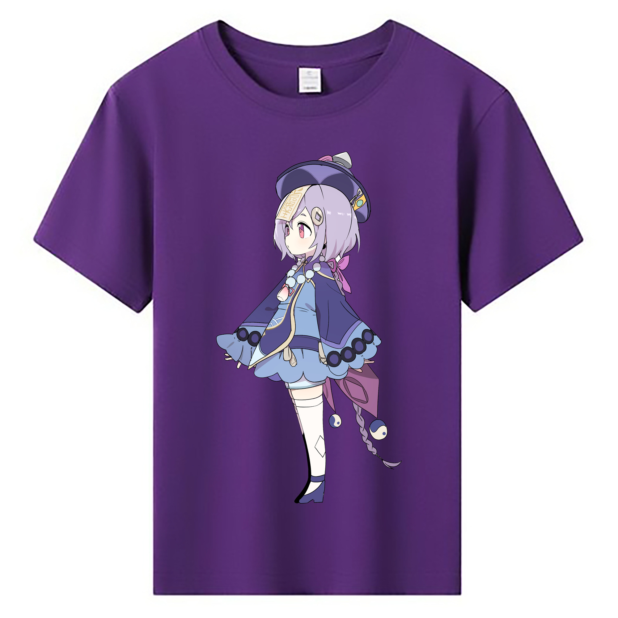 げんし神 七七 なな  genshin Nana 綿100％キッズTシャツ（フロントプリント）