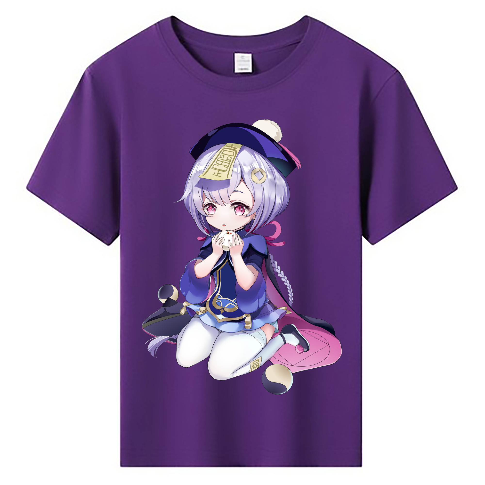 げんし神 七七 なな  genshin Nana 綿100％キッズTシャツ（フロントプリント）