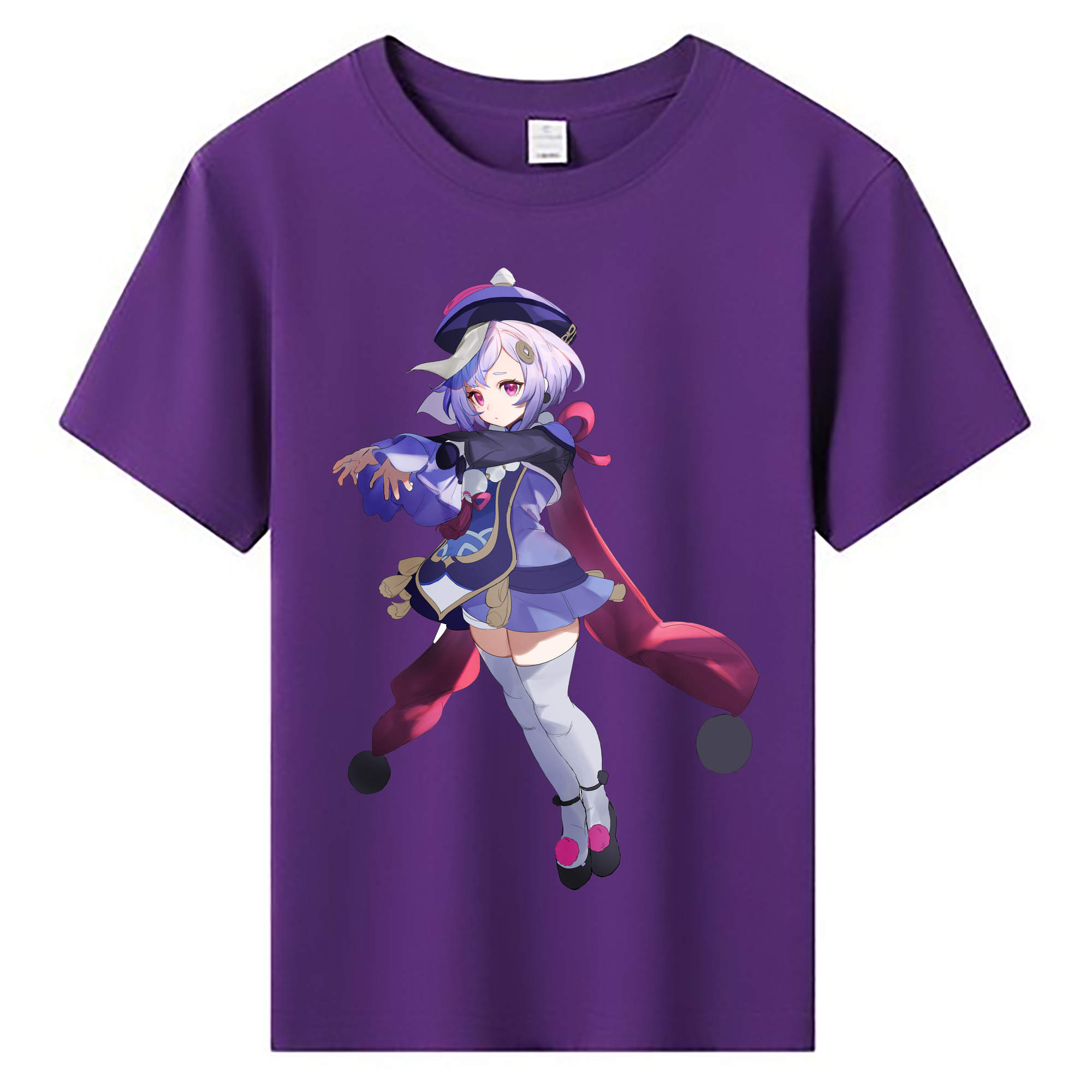 げんし神 七七 なな  genshin Nana 綿100％キッズTシャツ（フロントプリント）