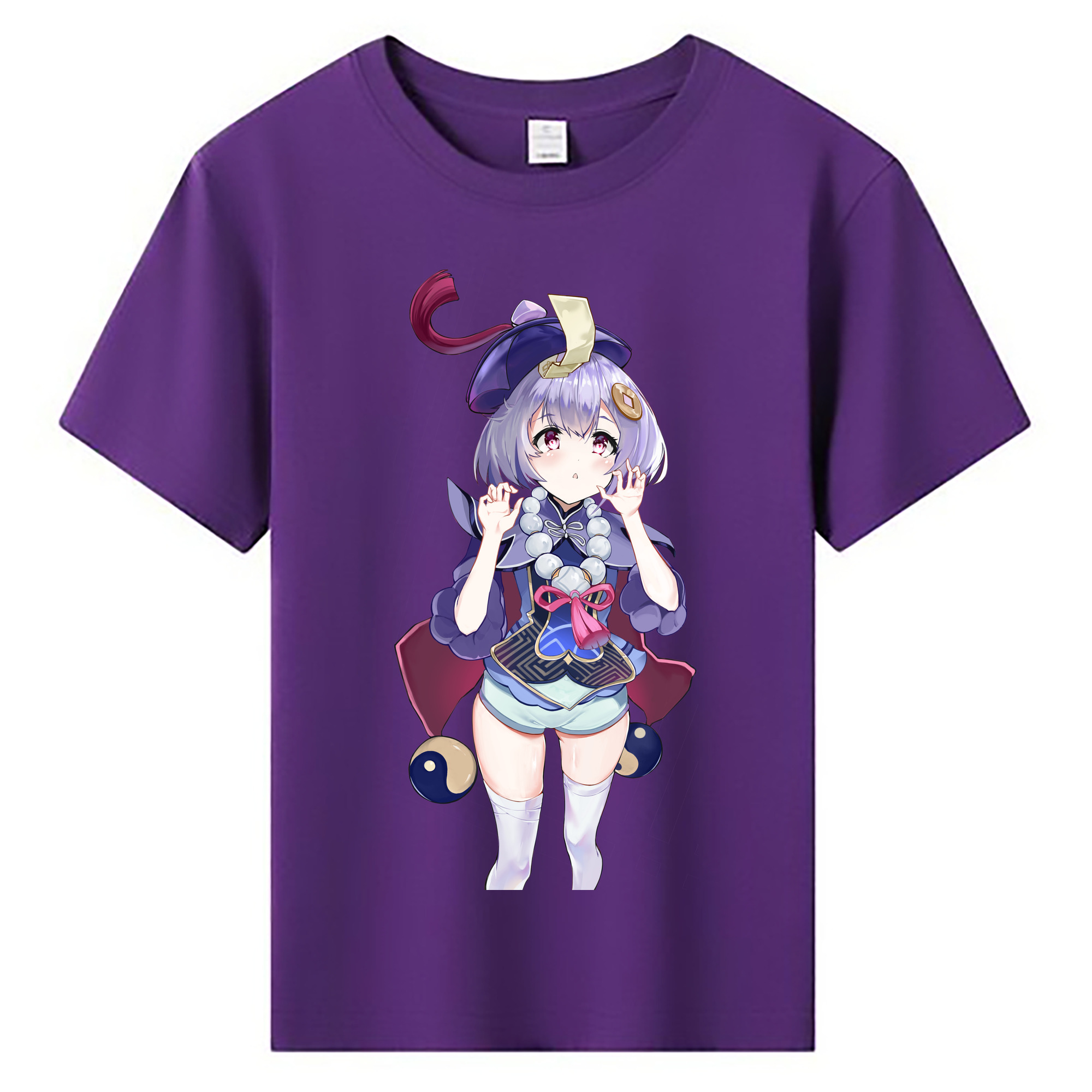 げんし神 七七 なな  genshin Nana 綿100％キッズTシャツ（フロントプリント）