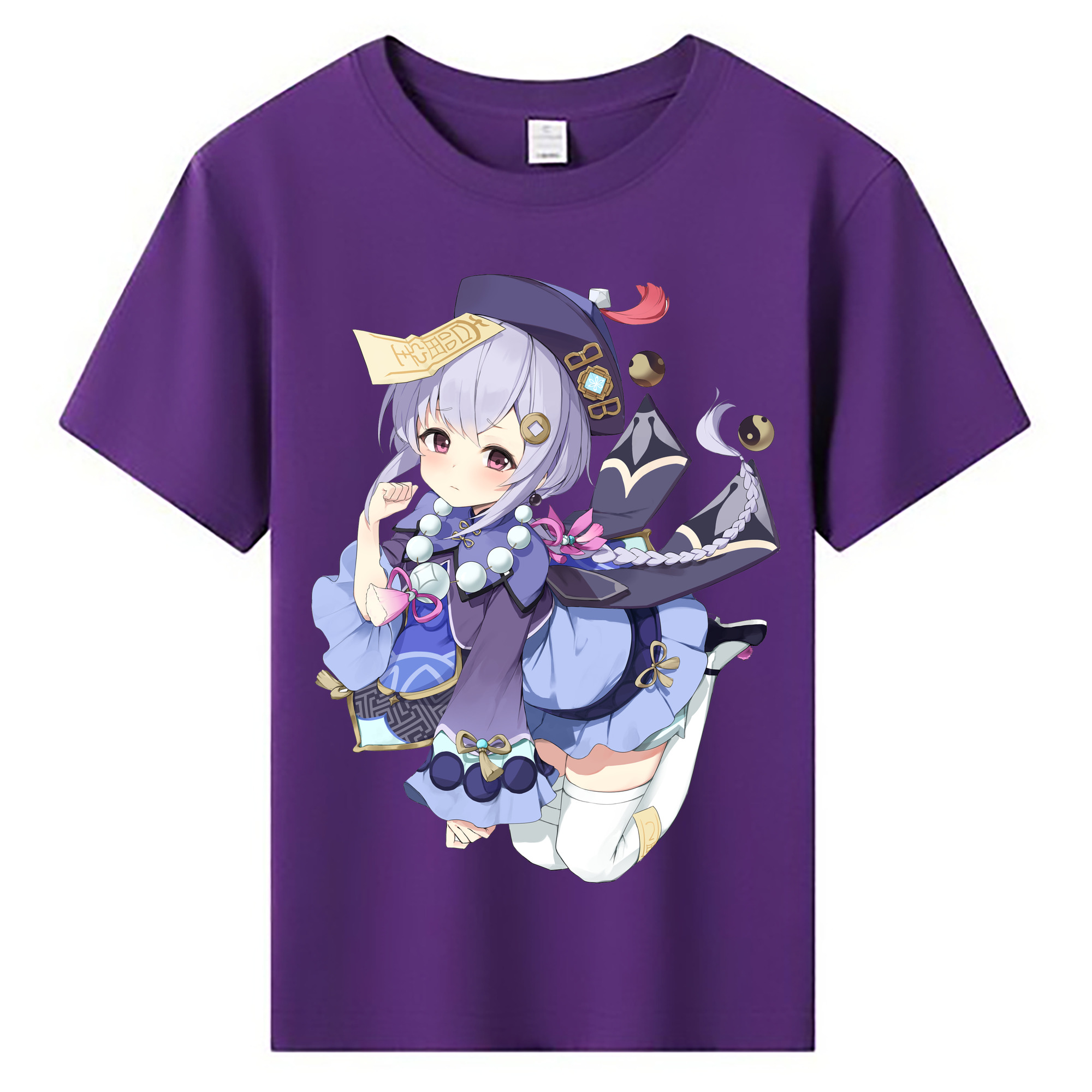 げんし神 七七 なな  genshin Nana 綿100％キッズTシャツ（フロントプリント）