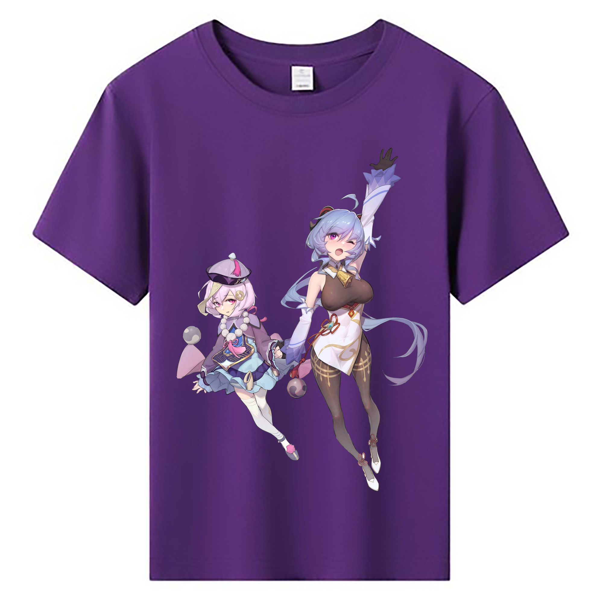 げんし神 七七 なな  genshin Nana 綿100％キッズTシャツ（フロントプリント）