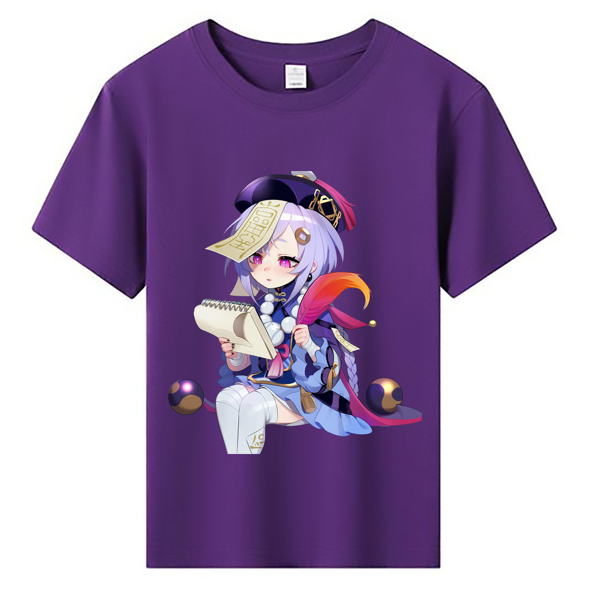 げんし神 七七 なな  genshin Nana 綿100％キッズTシャツ（フロントプリント）