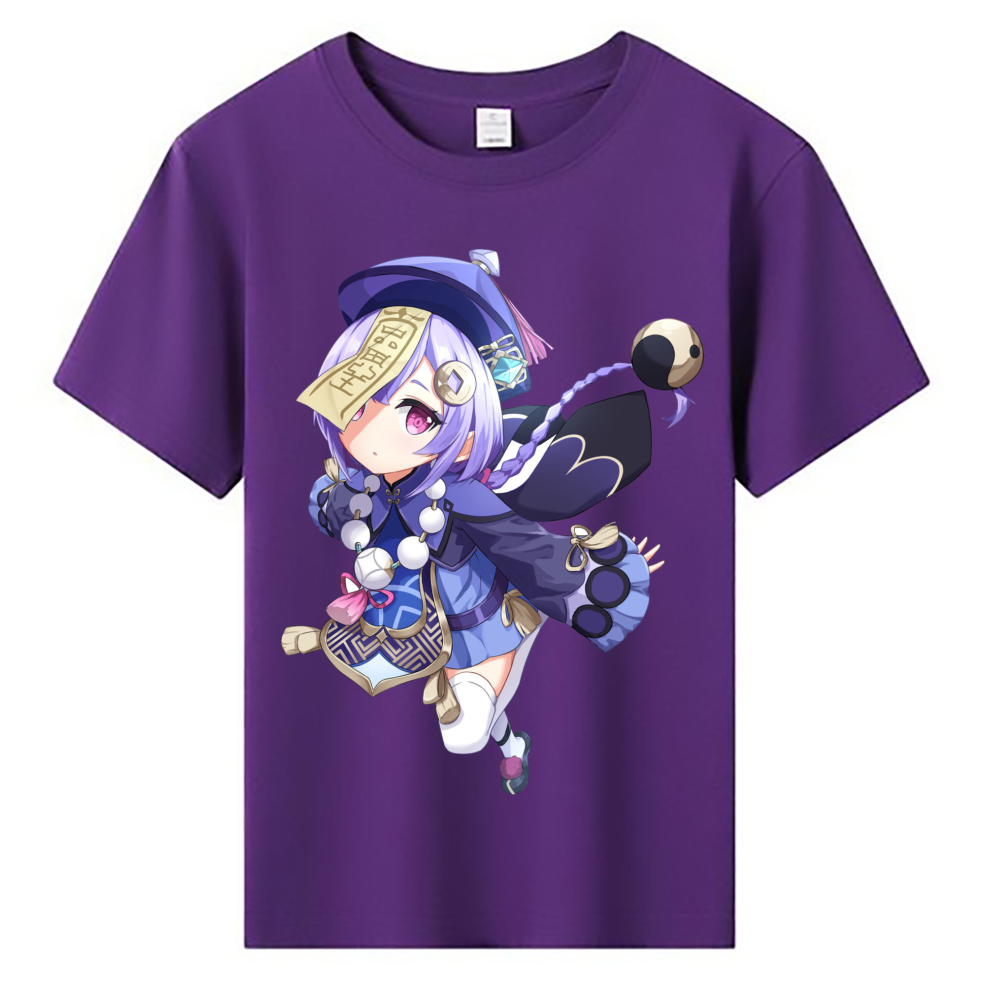 げんし神 七七 なな  genshin Nana 綿100％キッズTシャツ（フロントプリント）