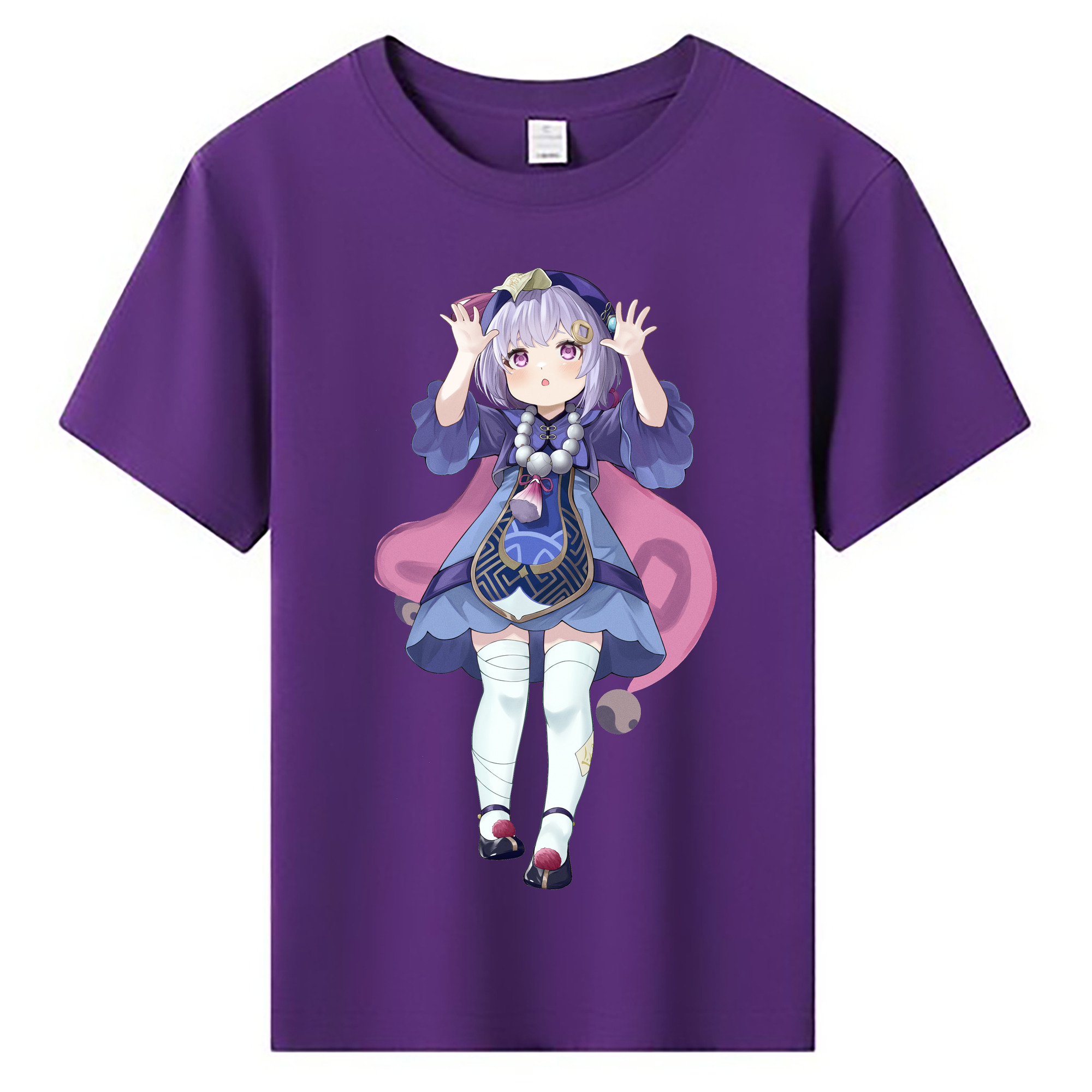 げんし神 七七 なな  genshin Nana 綿100％キッズTシャツ（フロントプリント）