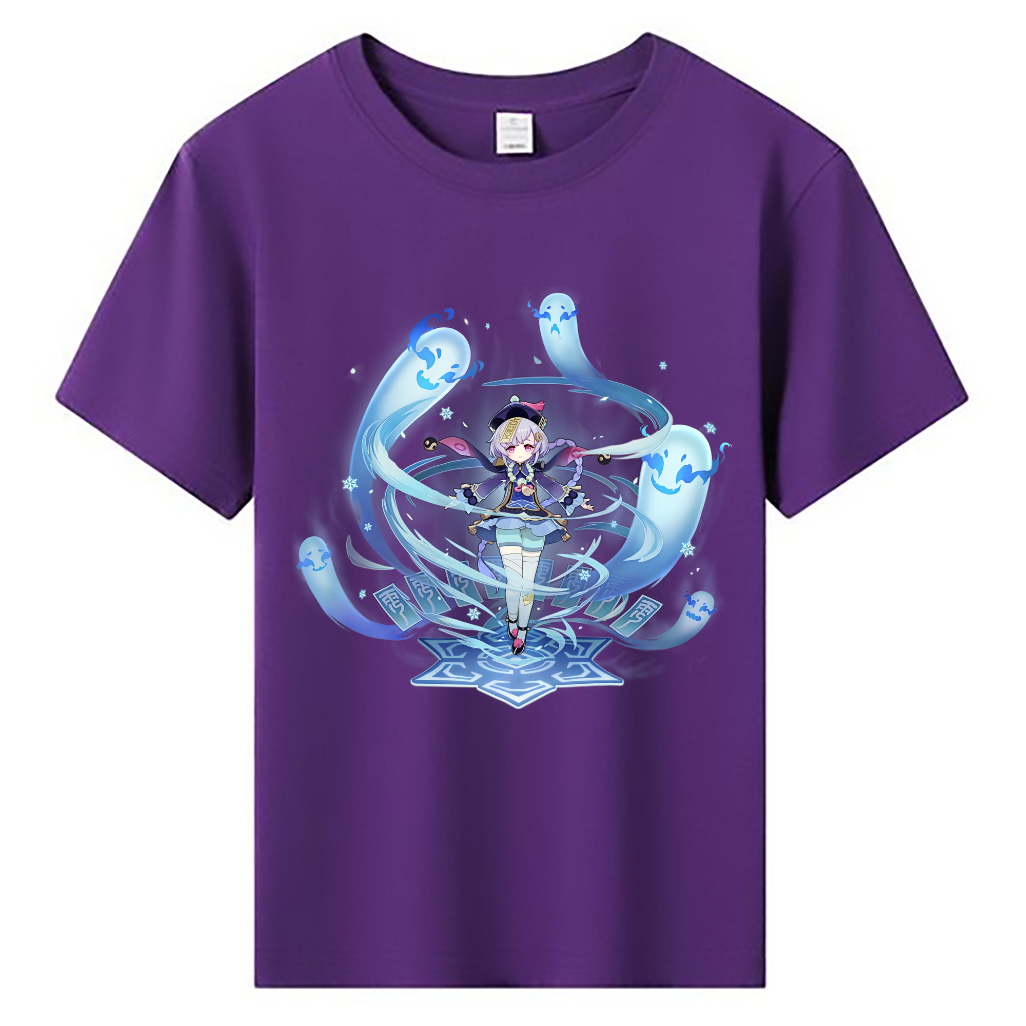 げんし神 七七 なな  genshin Nana 綿100％キッズTシャツ（フロントプリント）