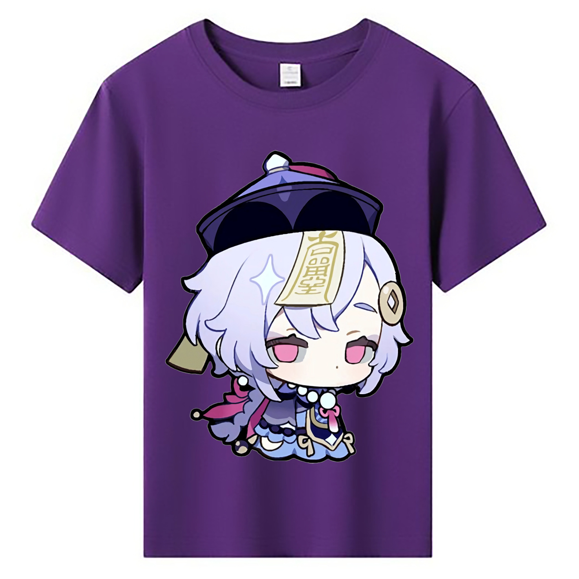 げんし神 七七 なな  genshin Nana 綿100％キッズTシャツ（フロントプリント）